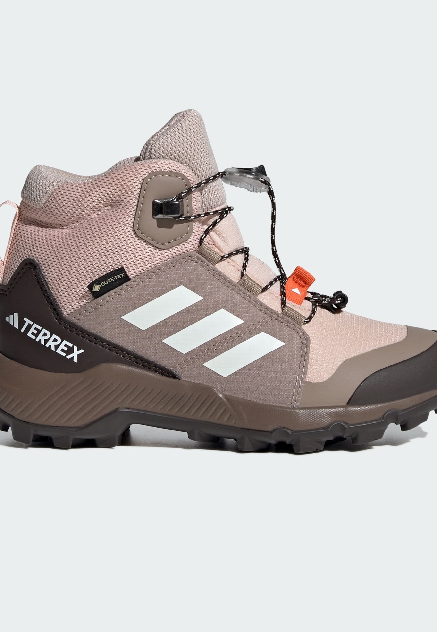 MID GTX UNISEX - Hiking shoes - blush pink   off white   chalky brown