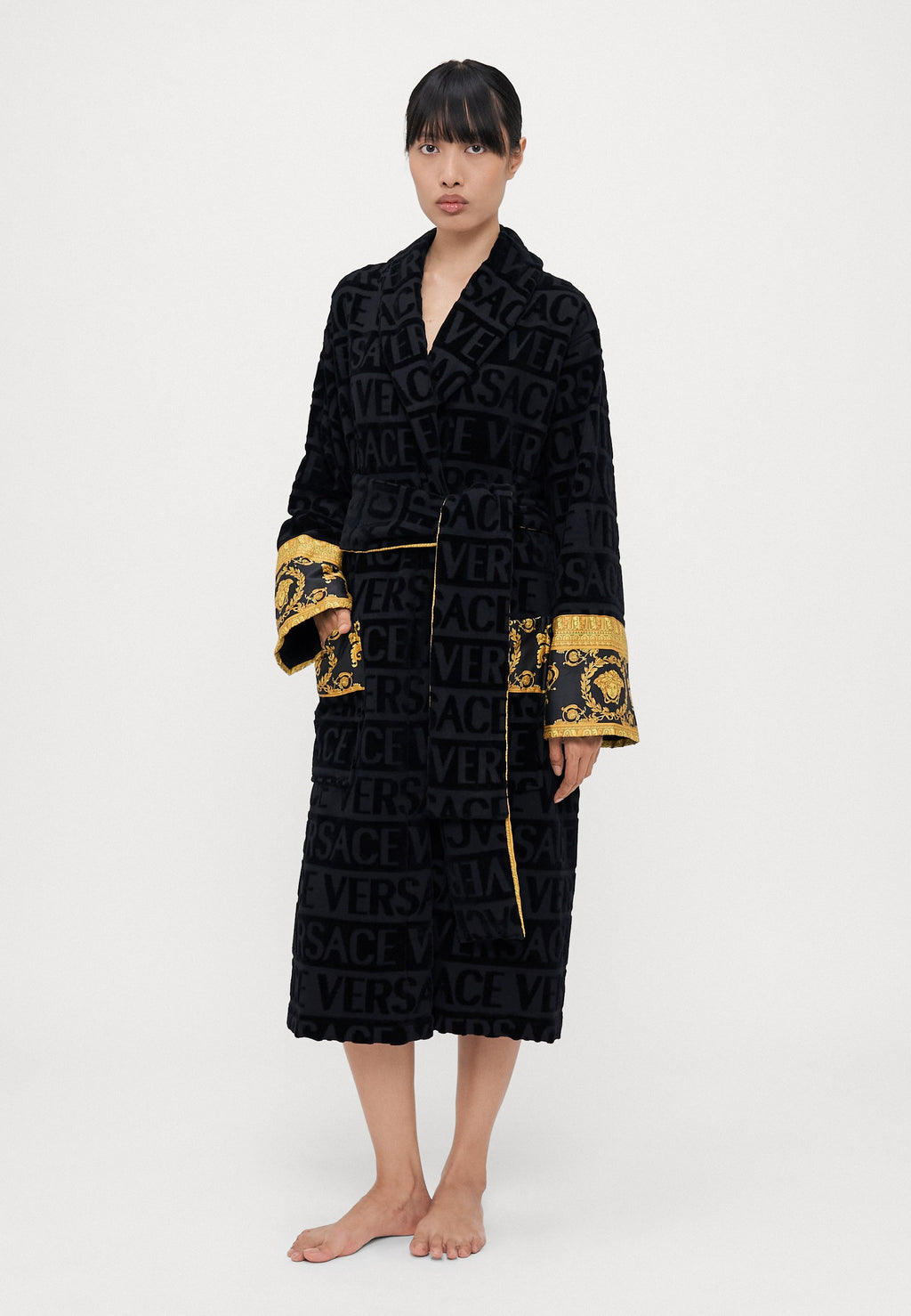 BAROQUE HEART BAROQUE UNISEX - Robe de chambre - black