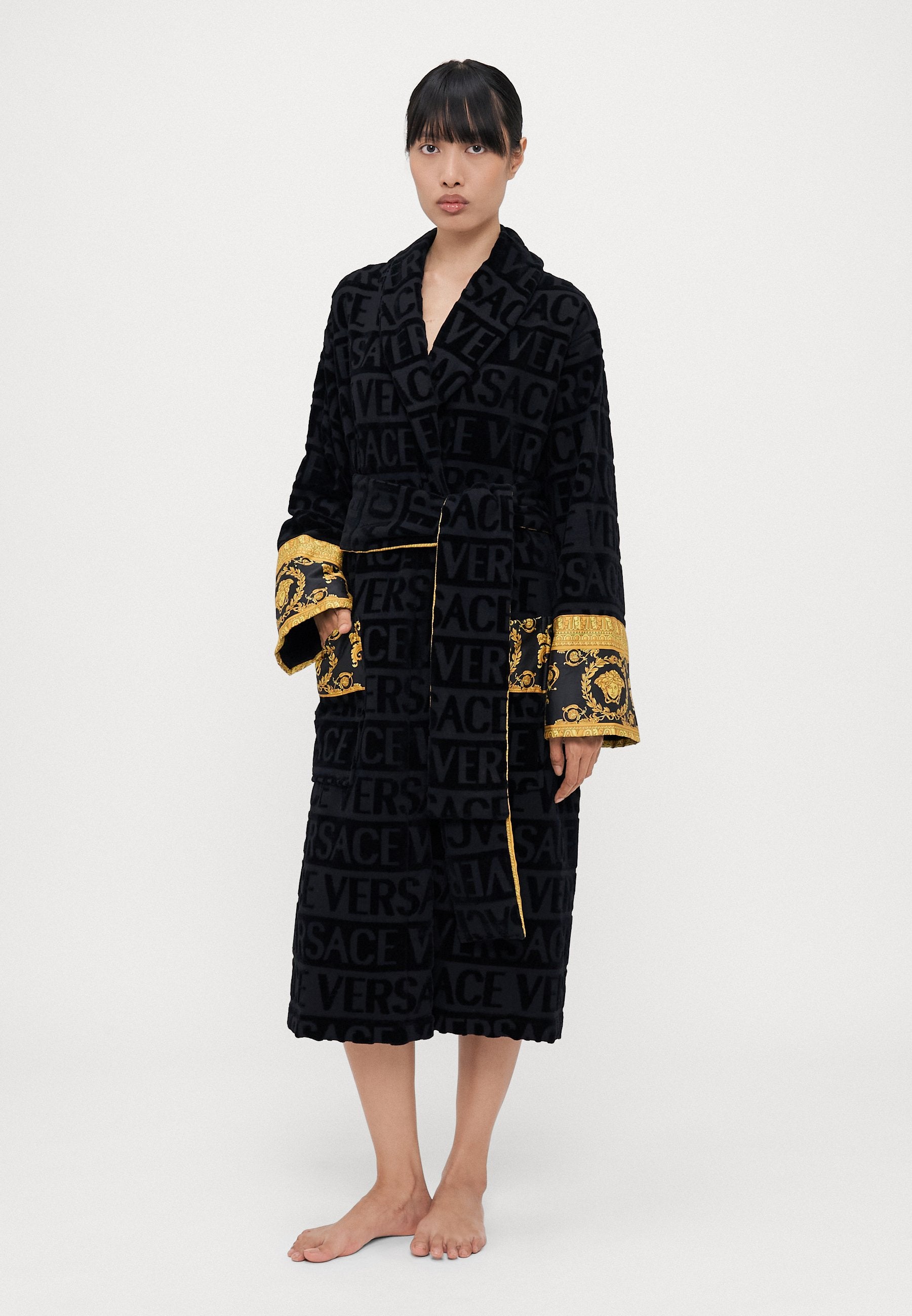 BAROQUE HEART BAROQUE UNISEX - Robe de chambre - black
