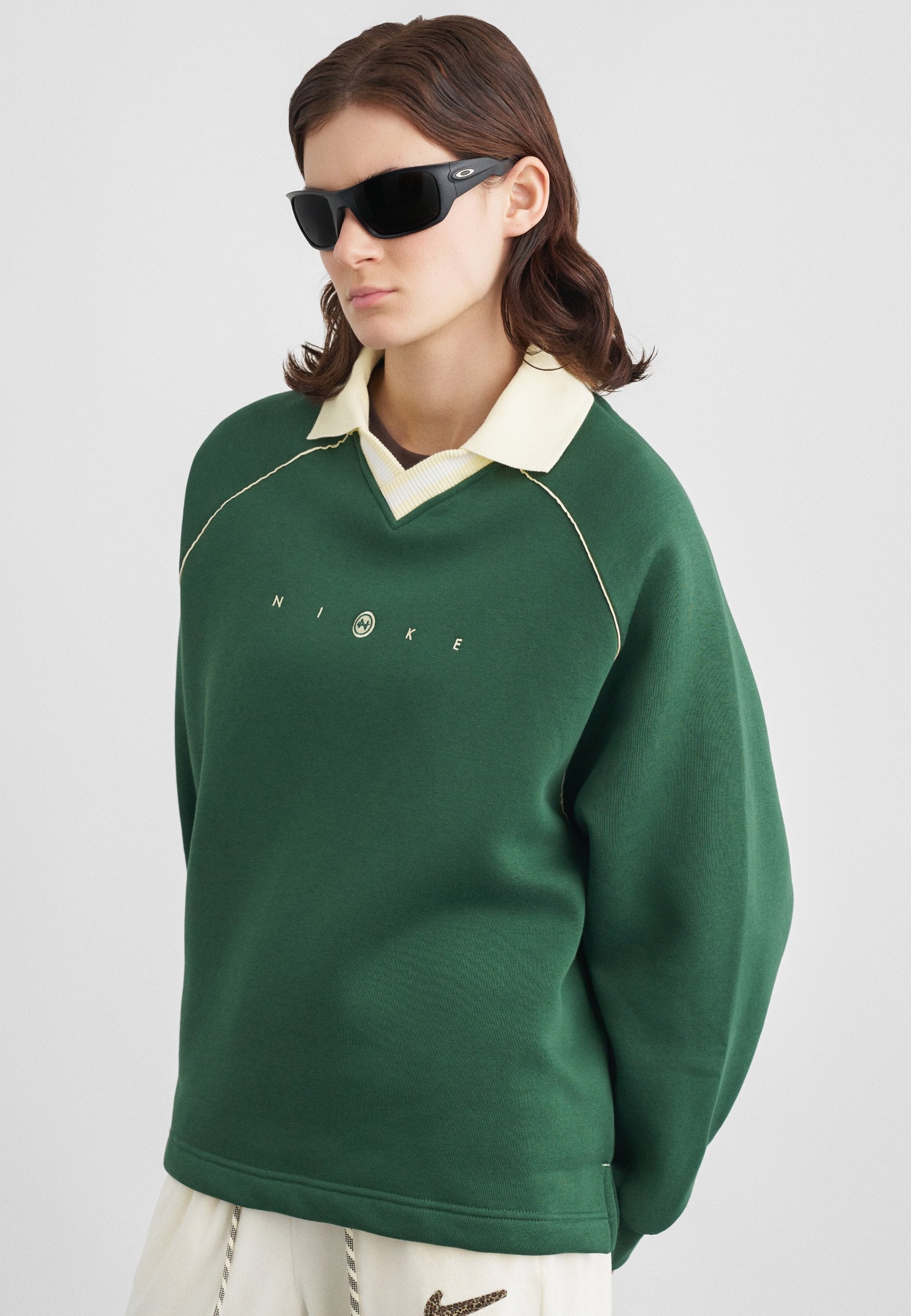 Sweat-shirt - sapin/albâtre