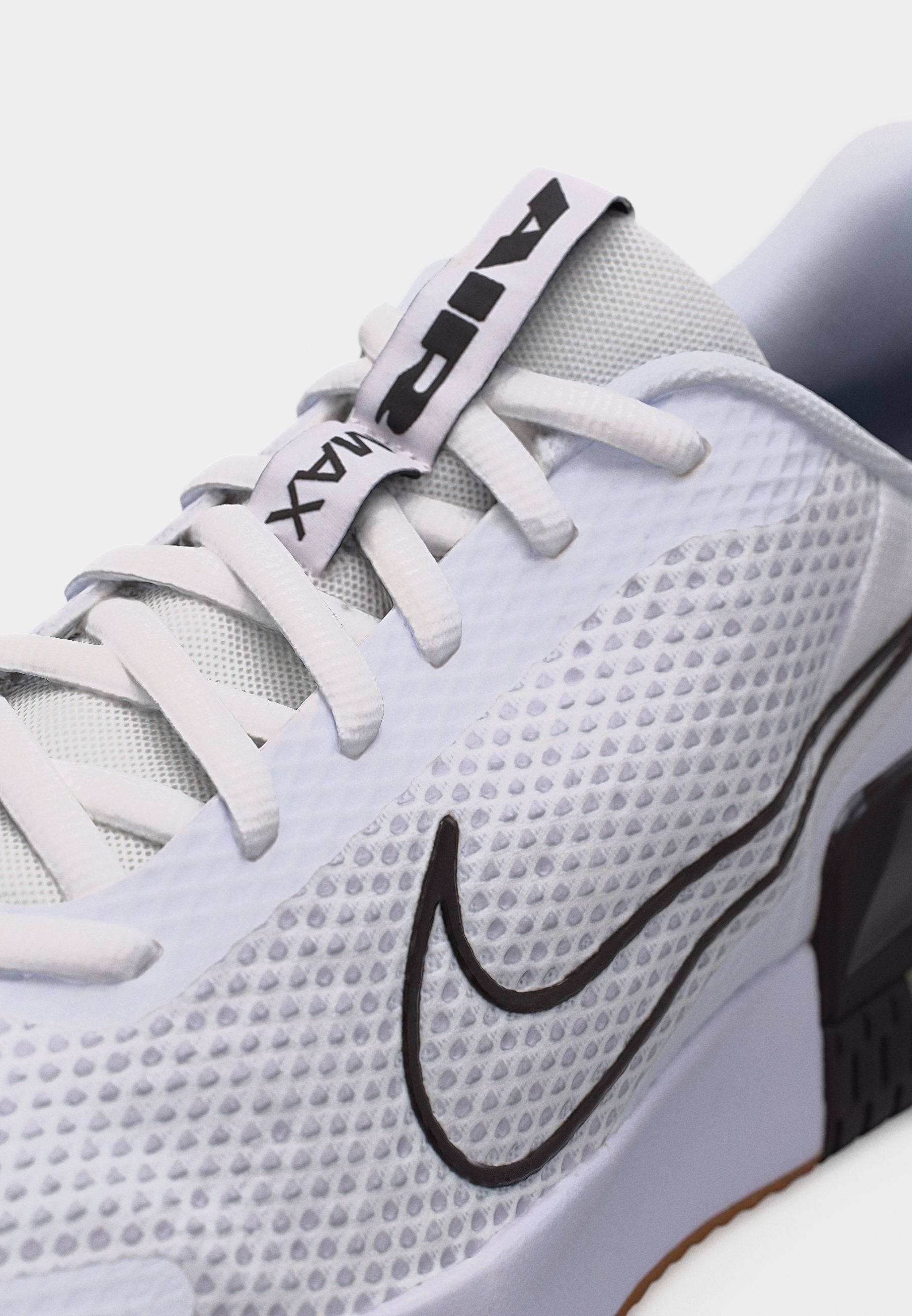 AIR MAX ALPHA 6 - Training shoe - white/black/med brown