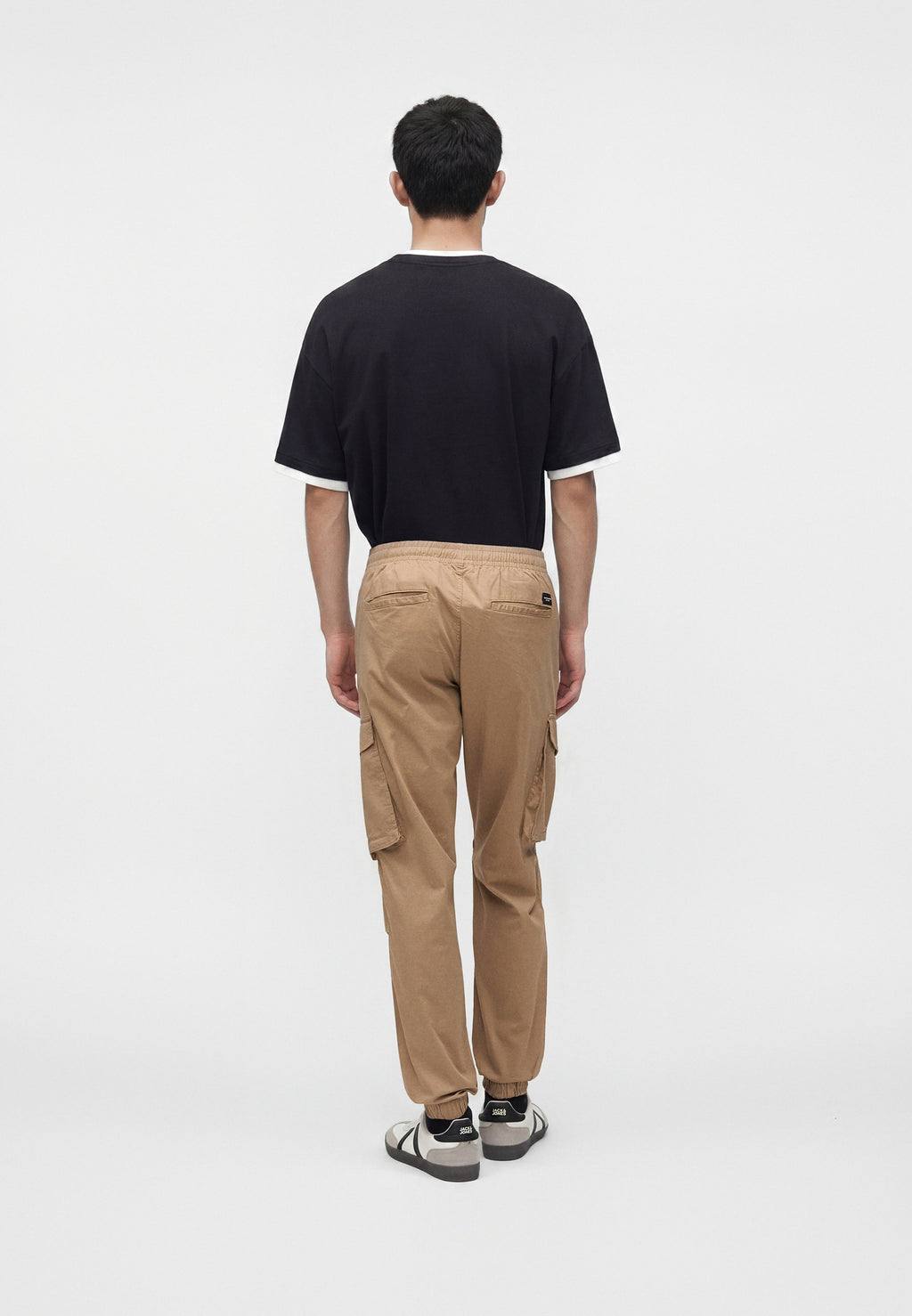 JPSTKANE NOAH CUFFED CARGO - Cargo trousers - elmwood