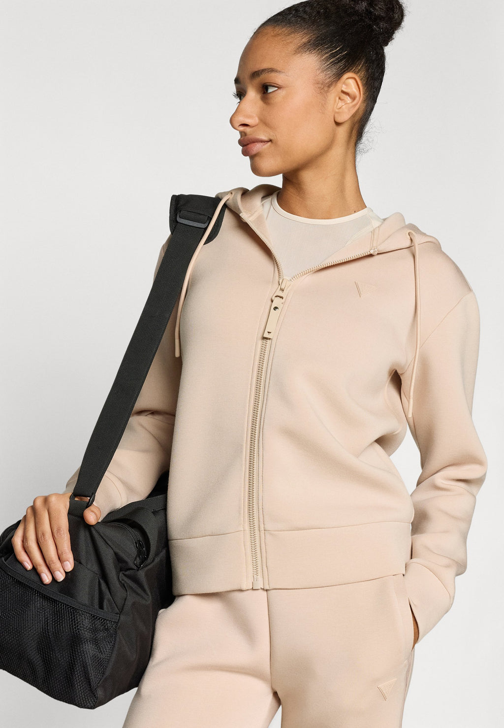 ALLIE HOODIE ZIP  - Zip-up sweatshirt - moccasin