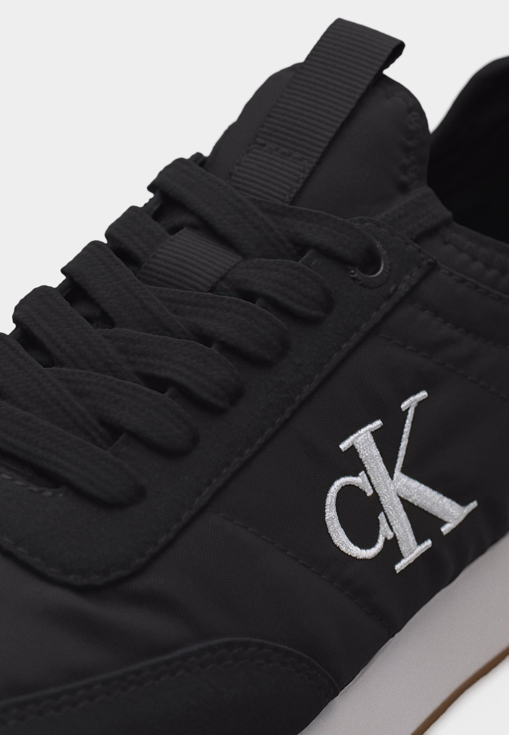 RETRO RUNNER LACE UP - Trainers - black/bright white