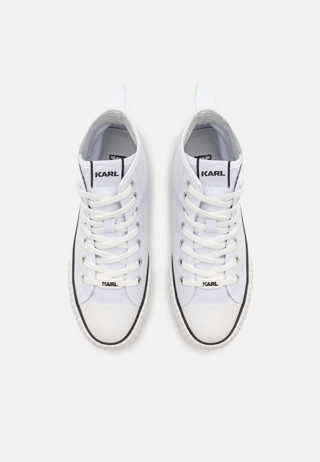 KAMPUS MAX PATCH LACE - High-top trainers - white
