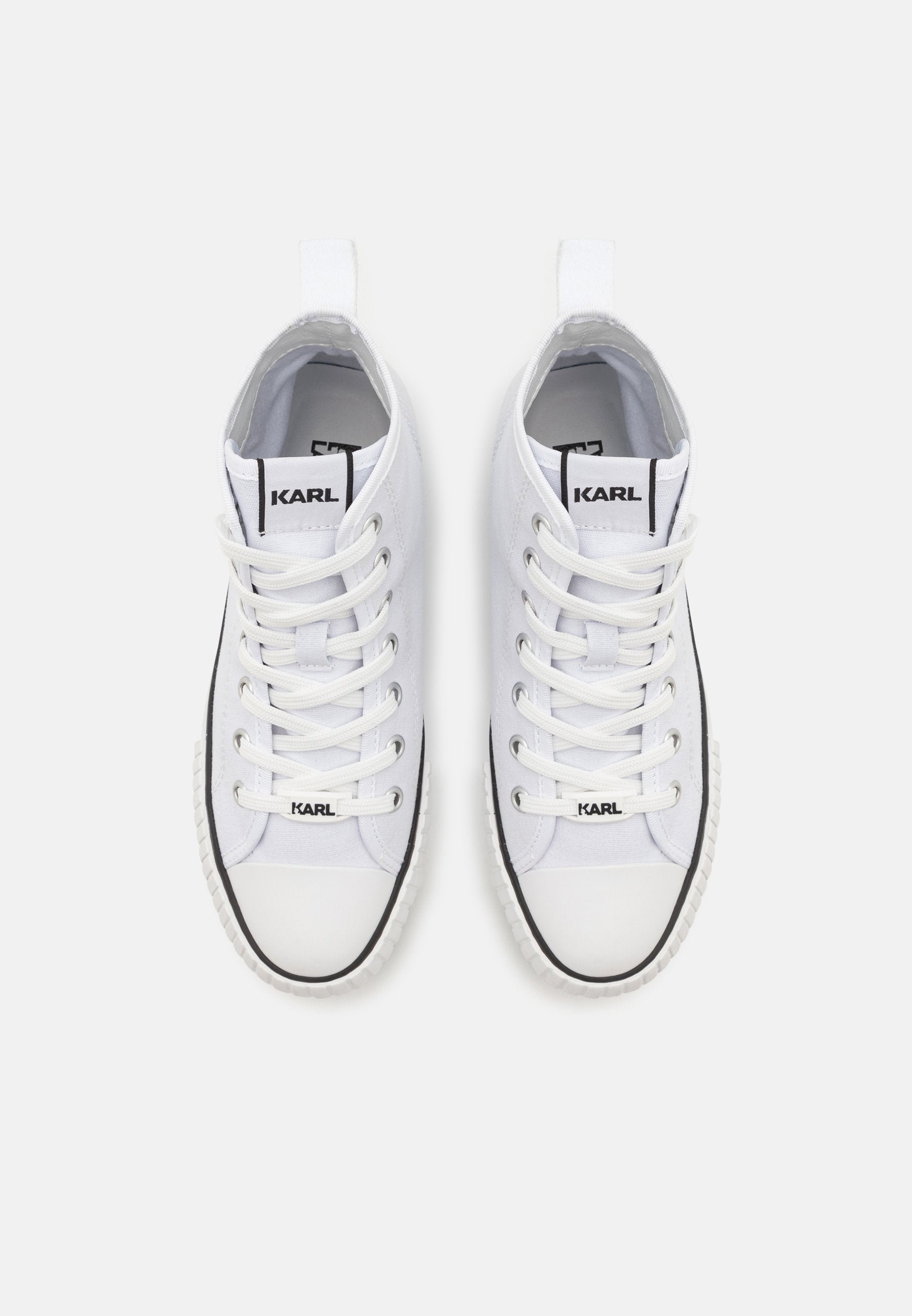 KAMPUS MAX PATCH LACE - High-top trainers - white
