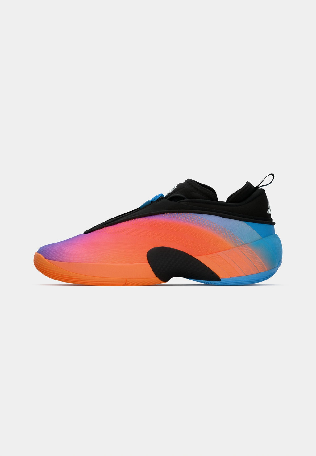 D.O.N. ISSUE 7 ALL-STAR WEEKEND UNISEX - Basketball shoes - core black/lucid orange/silver-coloured metallic