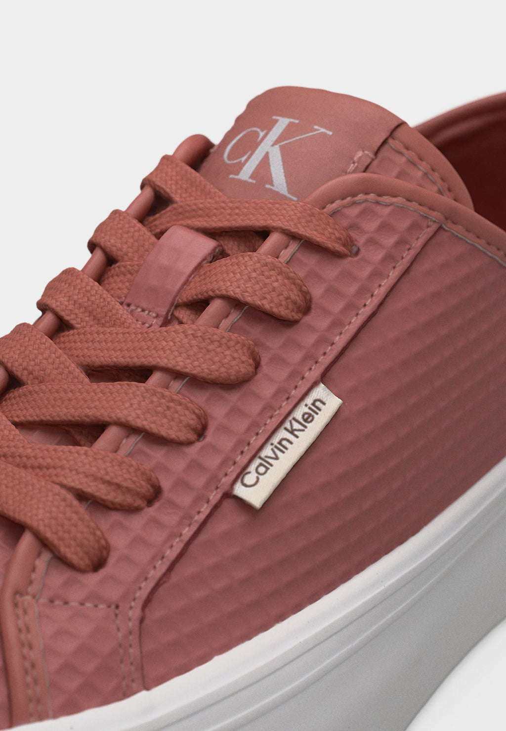 LACE UP - Trainers - blush