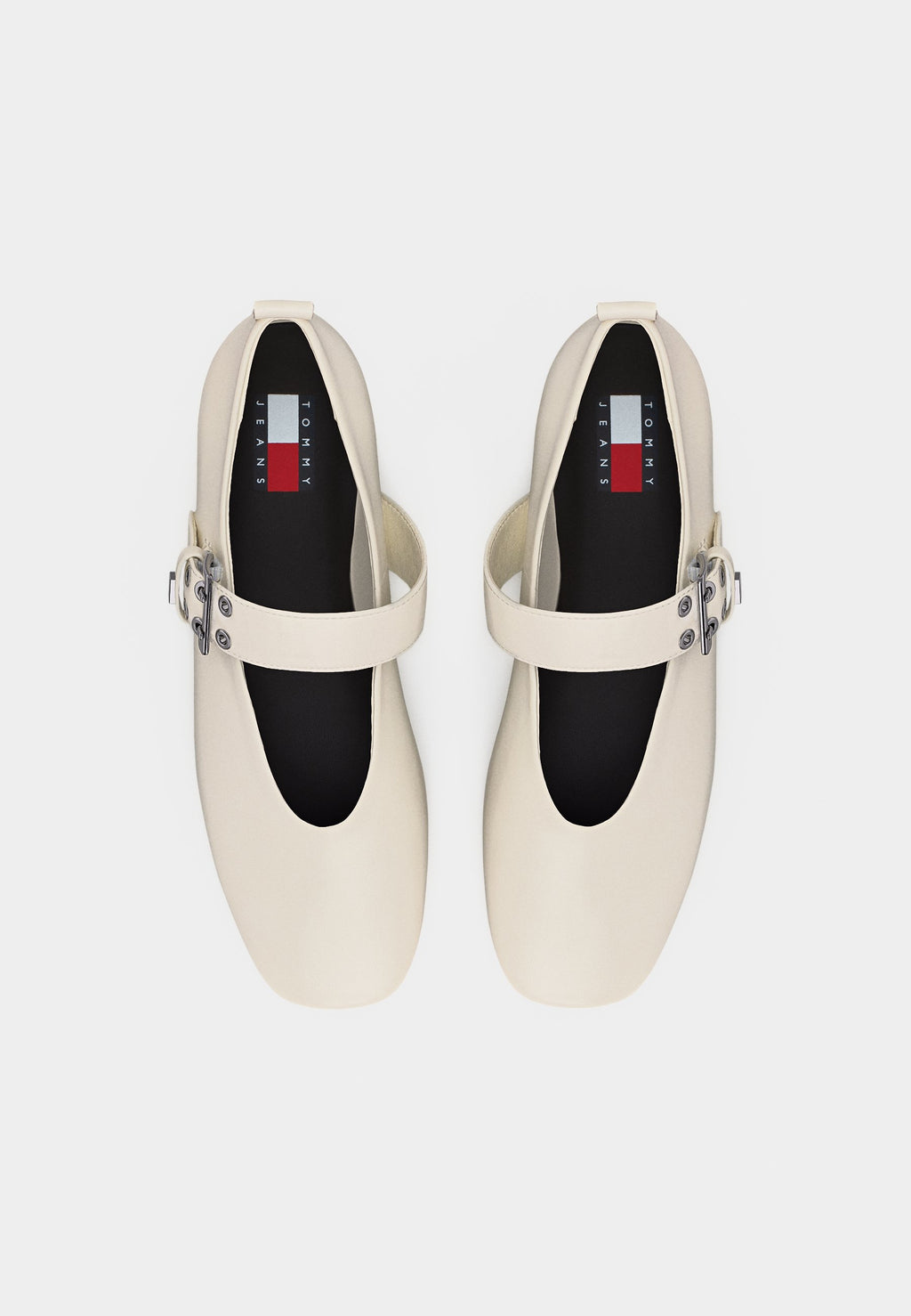 TJW BALLERINA BUCKLE - Ankle strap ballet pumps - ivory