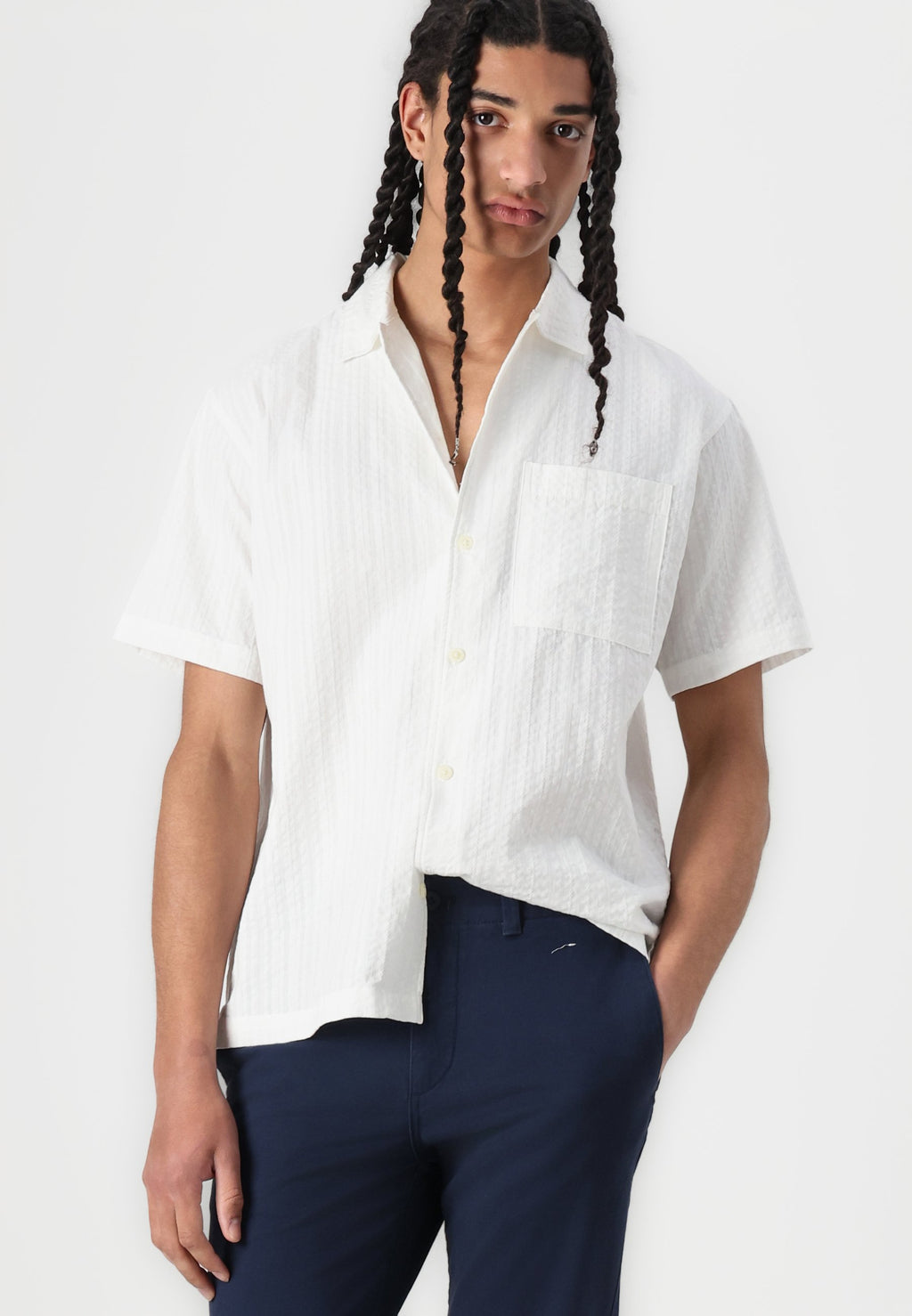 Resort Relaxed Fit - Shirt - white