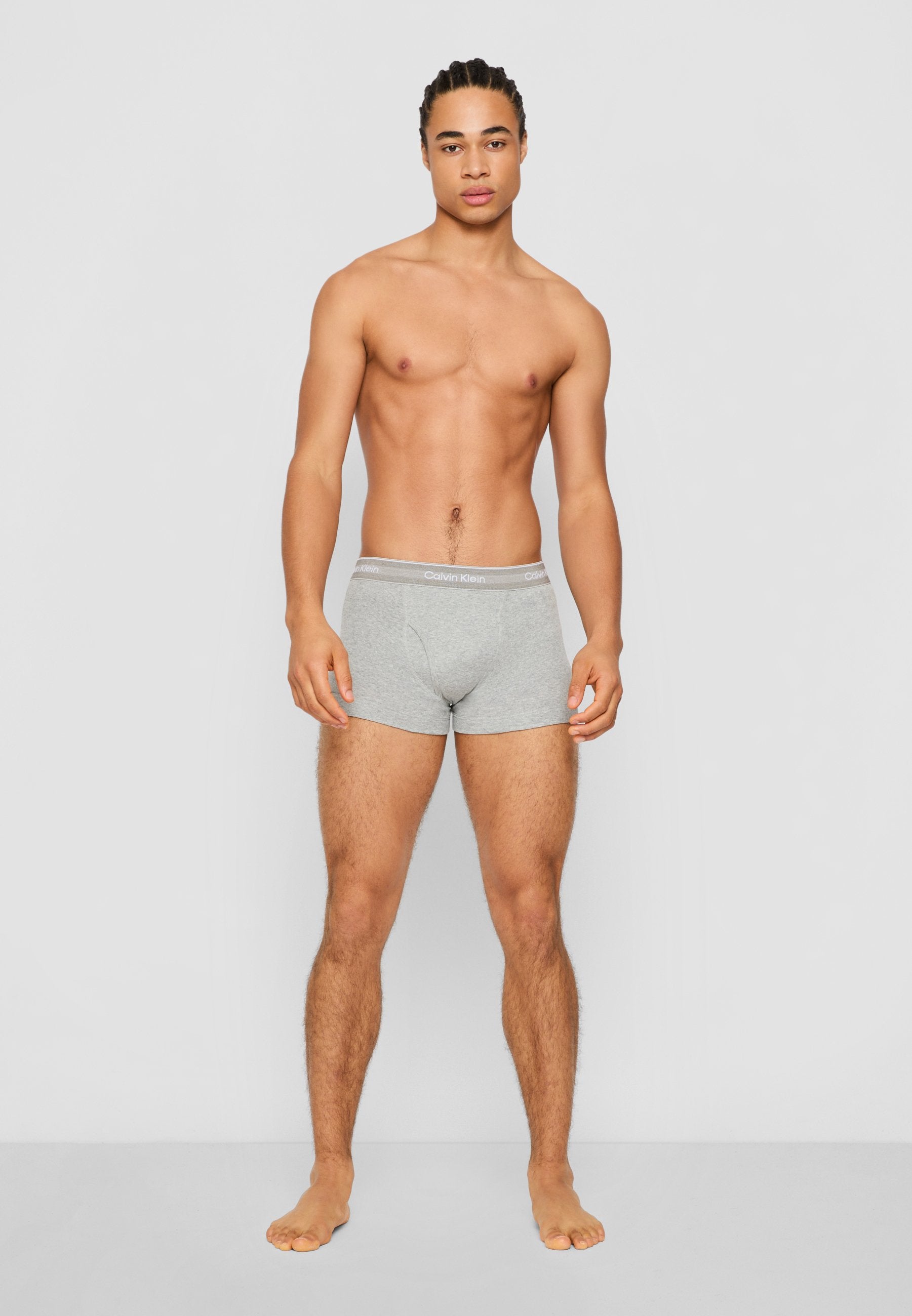 3'LÜ PAKET - Boxer - siyah/gri melanj/beyaz