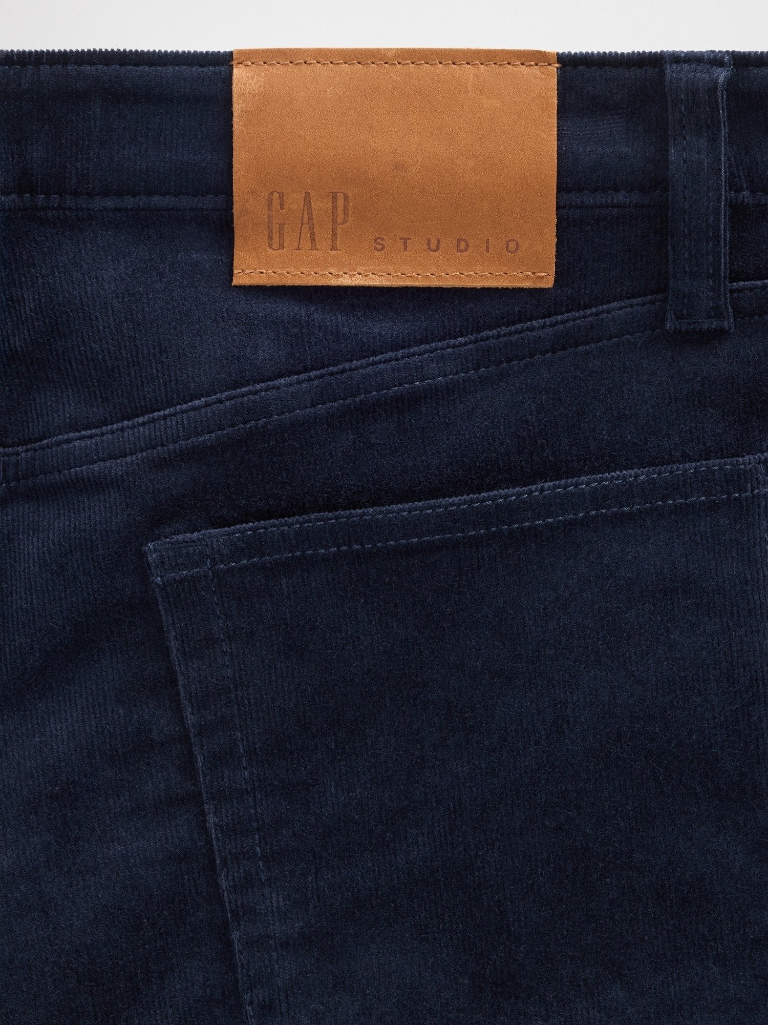 GAPSTUDIO LOW RISE CORDUROY WIDE-LEG PANTS - Trousers - new navy