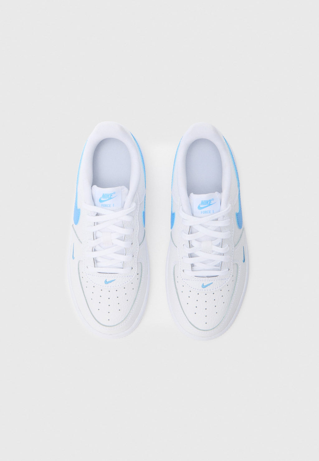 FORCE 1 LOW UNISEX - Baskets basses - white/univ blue