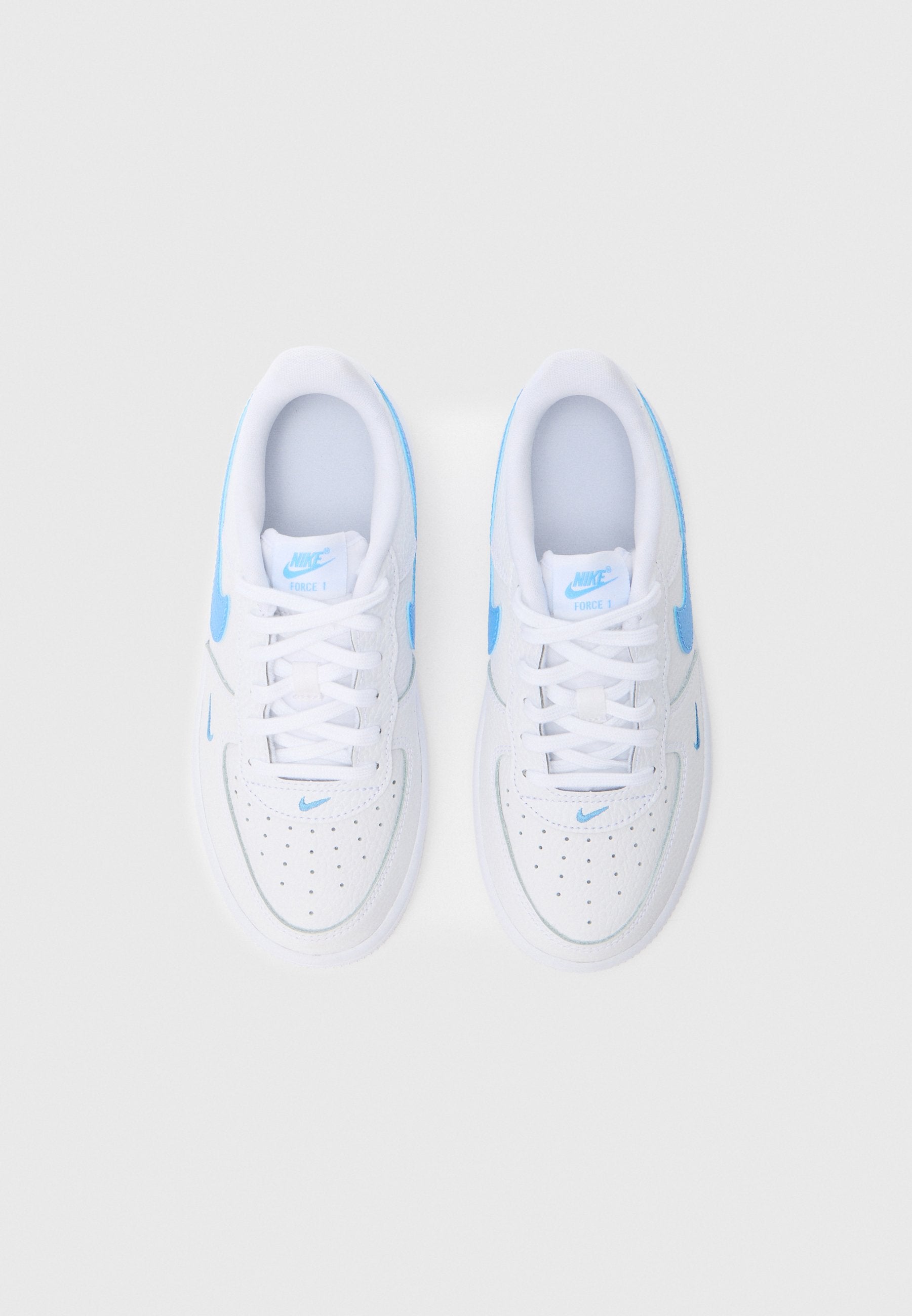 FORCE 1 LOW UNISEX - Baskets basses - white/univ blue