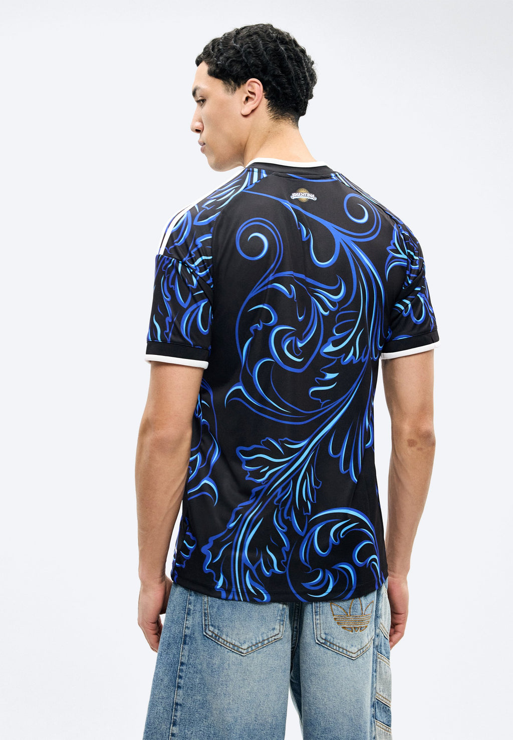 ARGENTINA 26 AWAY REPLICA - Sports T-shirt - black/lucid blue/blue burst