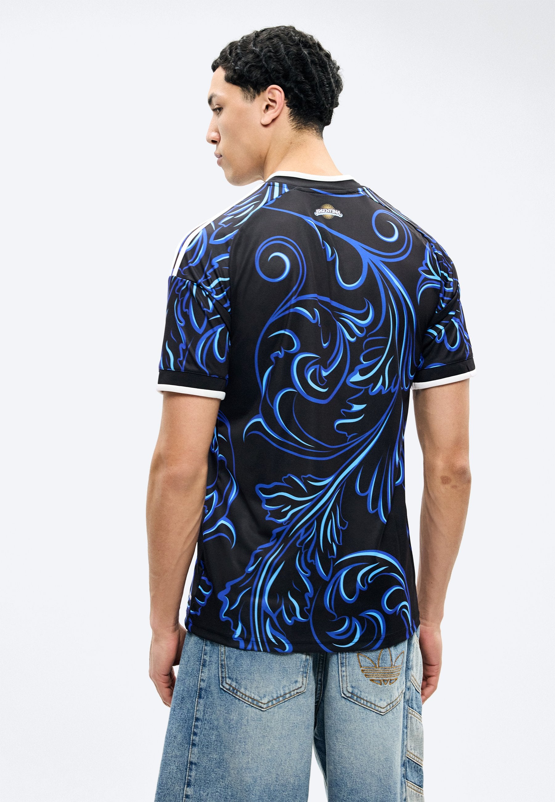 ARGENTINA 26 AWAY REPLICA - Sports T-shirt - black/lucid blue/blue burst