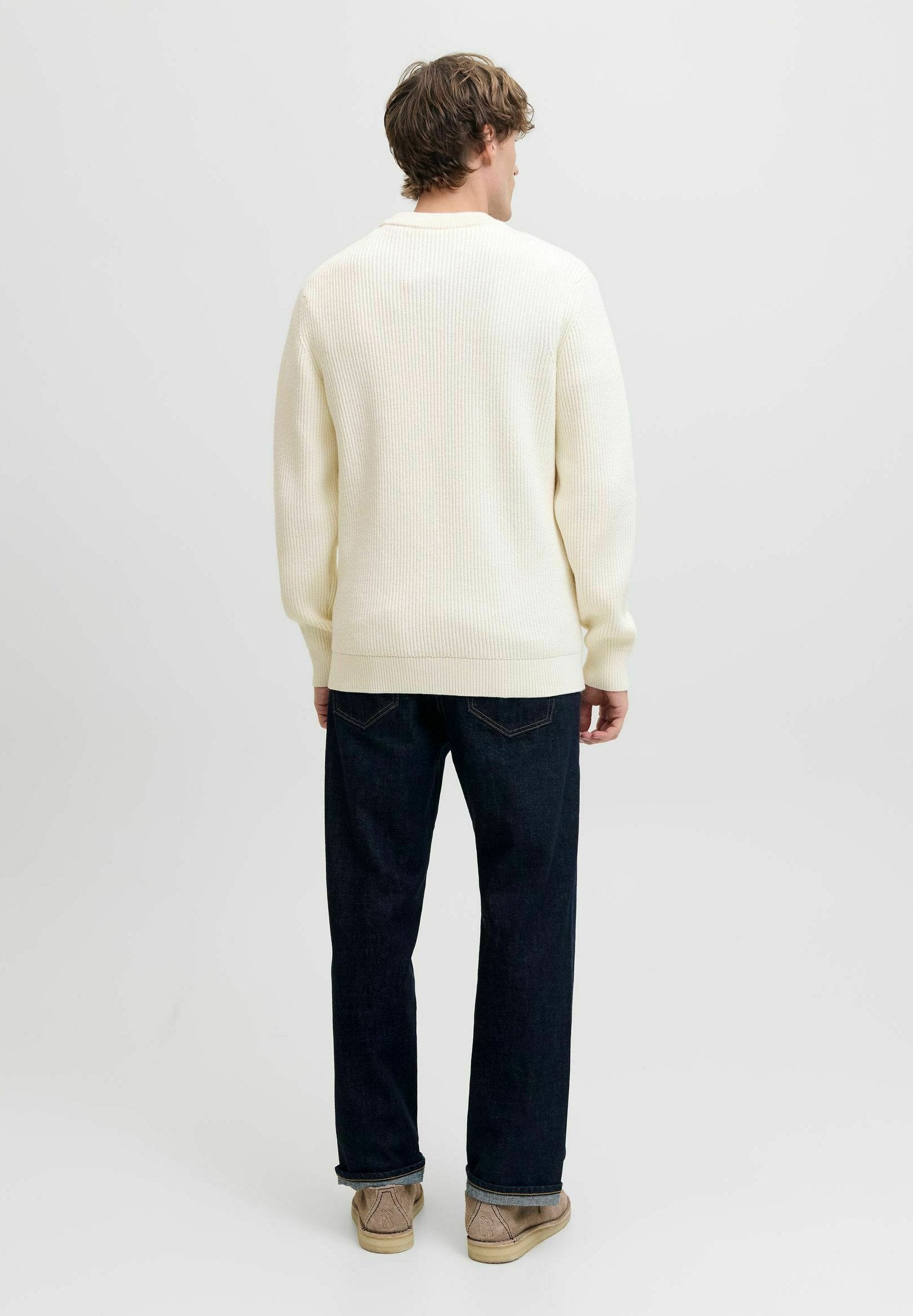 Knitted RDD Plain Knitted - Jumper - cloud dancer