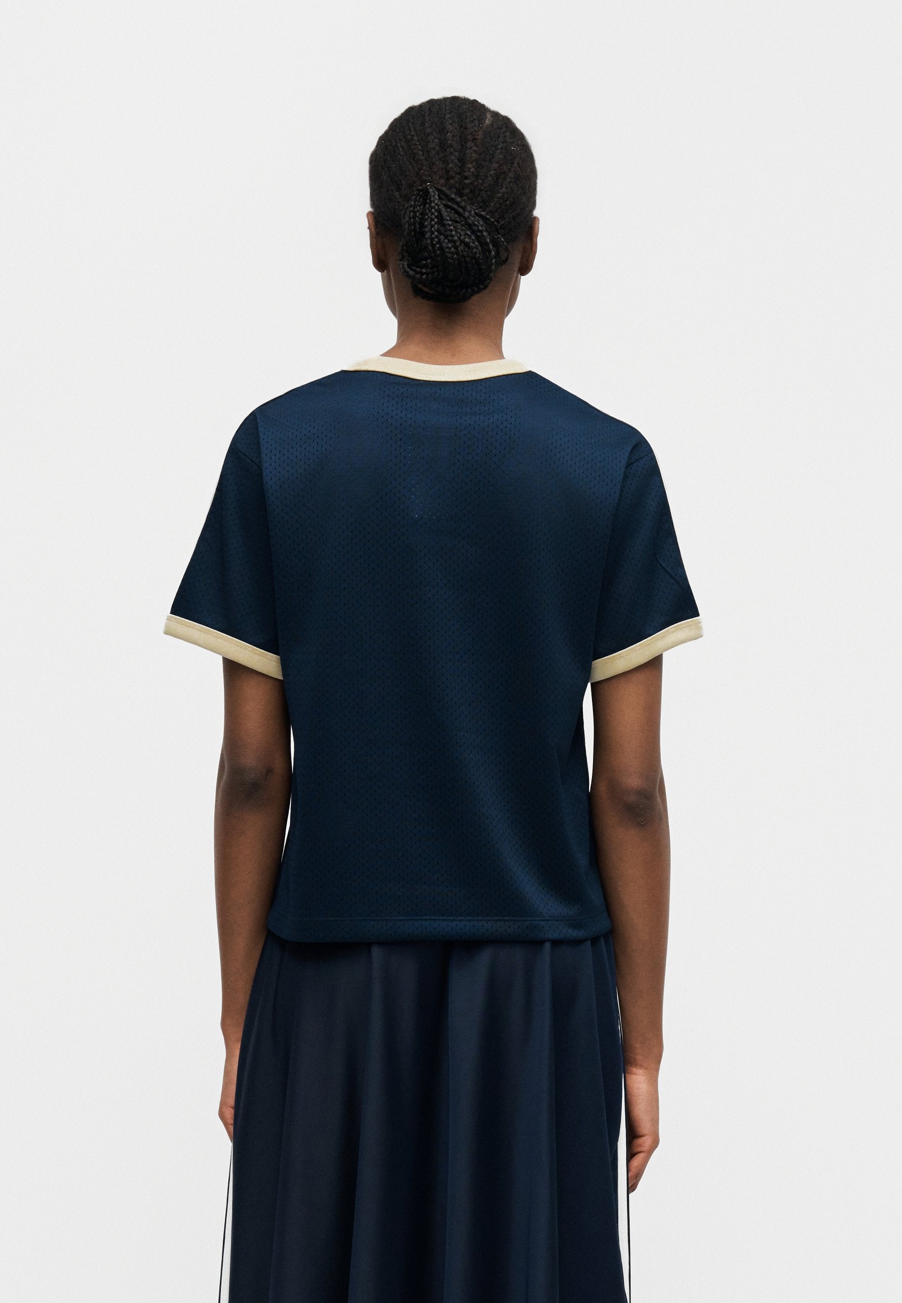 TEE - T-shirt imprimé - indigo nuit/vanille chaude