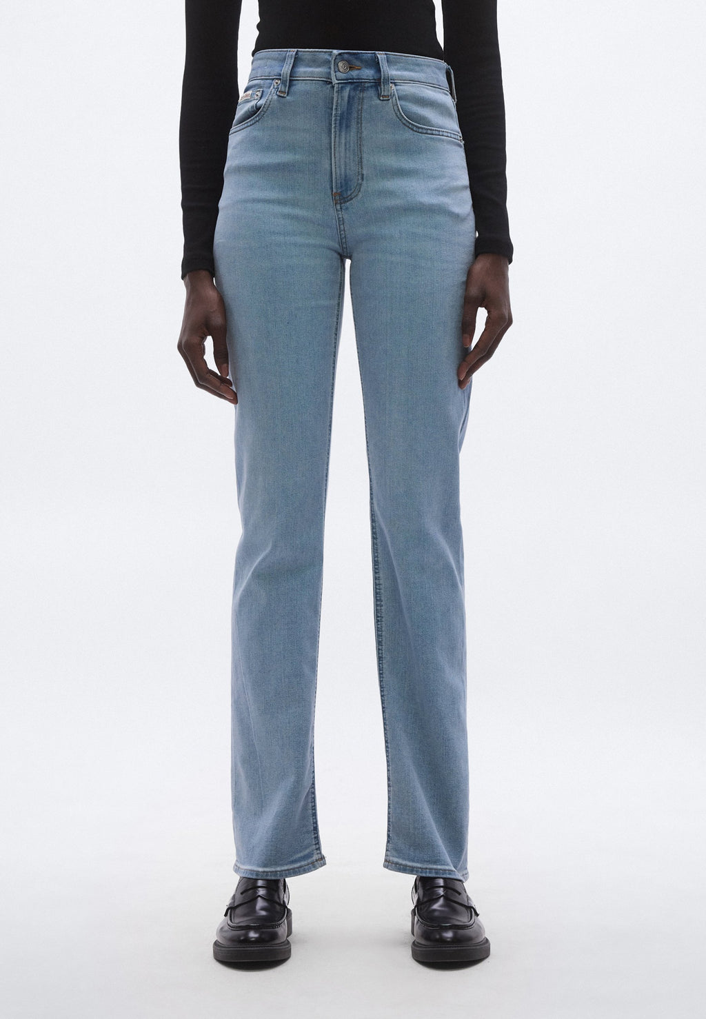 HIGH RISE STRAIGHT - Jean droit - blue rain