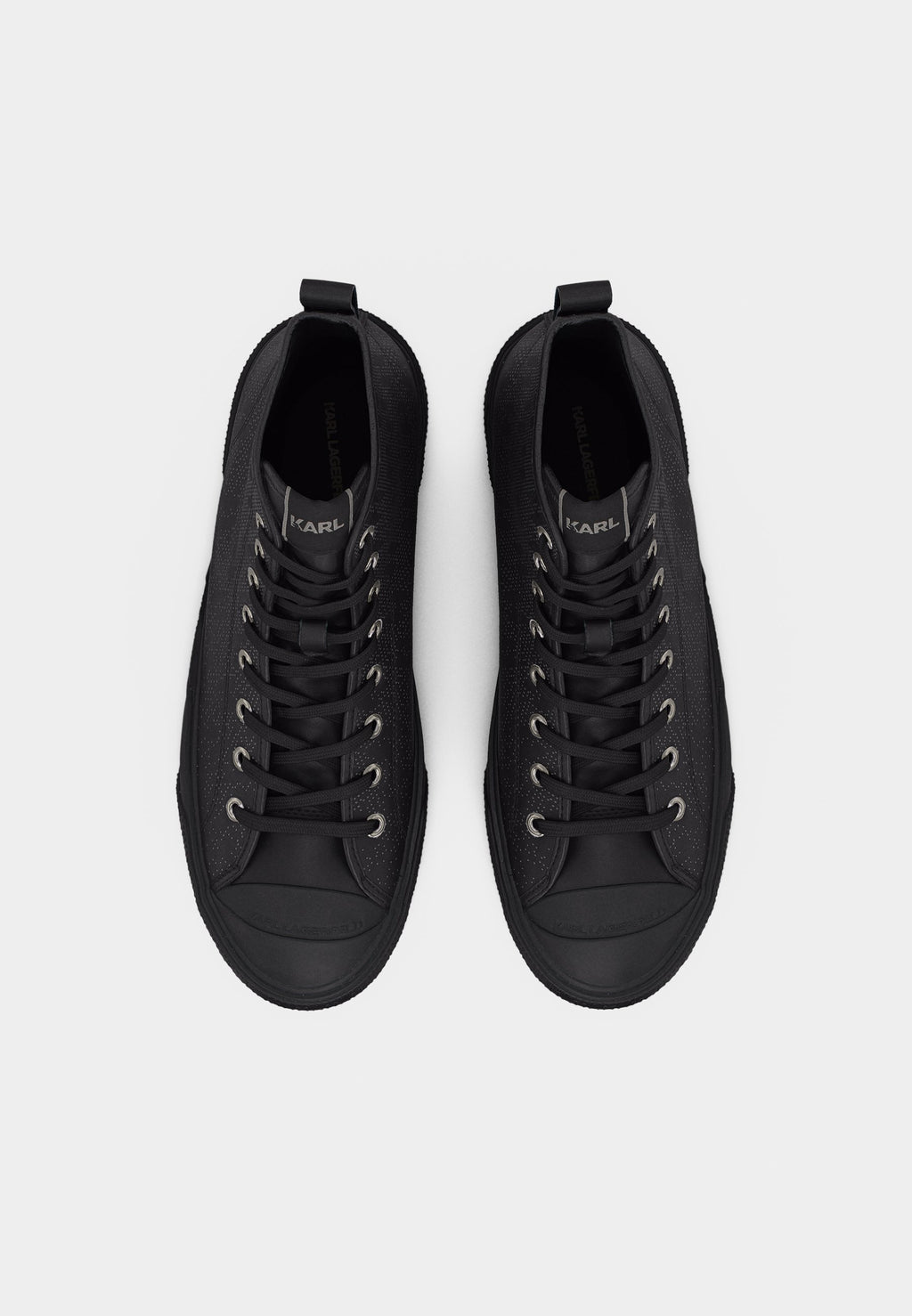 KAMPUS MAX III HI LACE - High-top trainers - black/dark grey