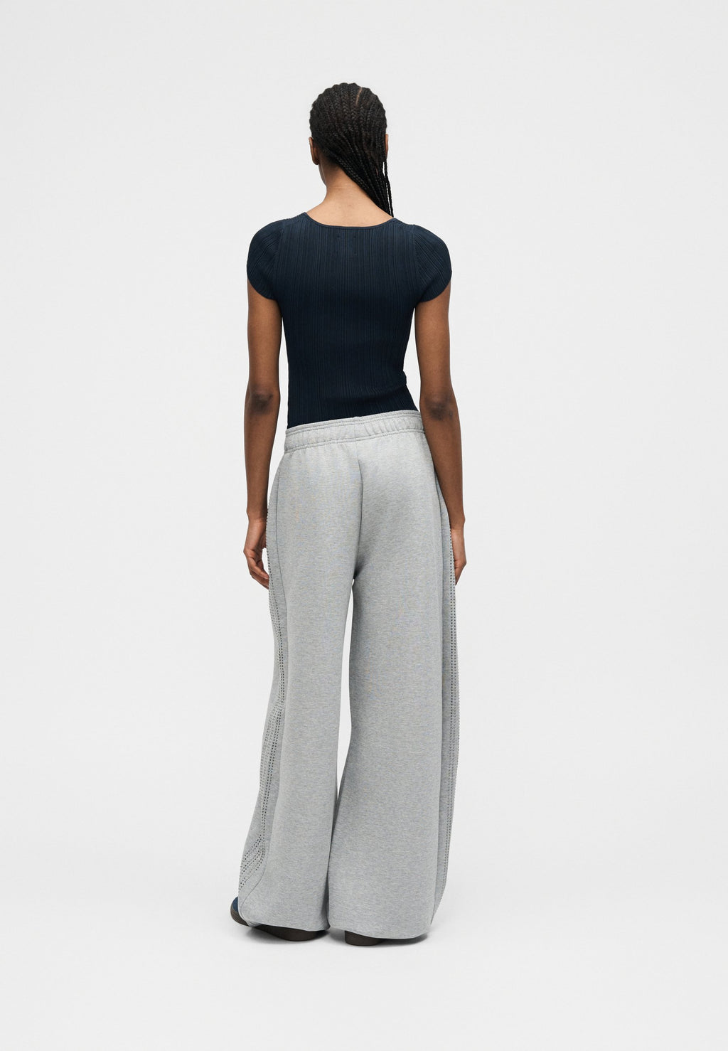 Tracksuit bottoms - medium grey heather