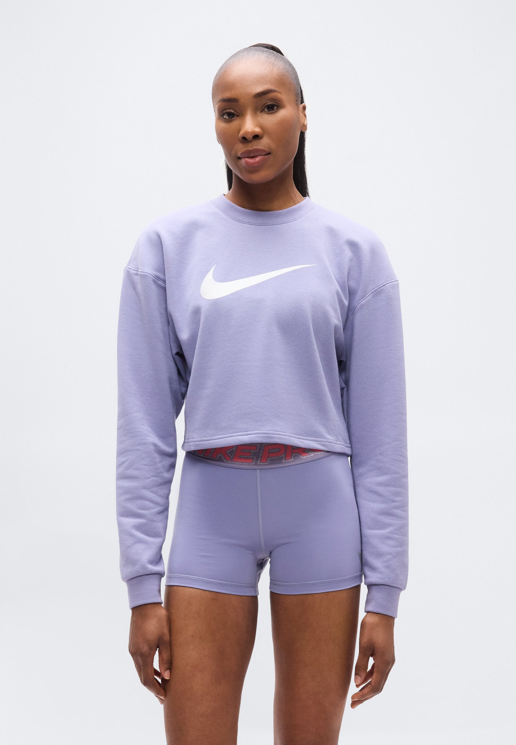 CREW - Sweat-shirt - violet/argenté/blanc