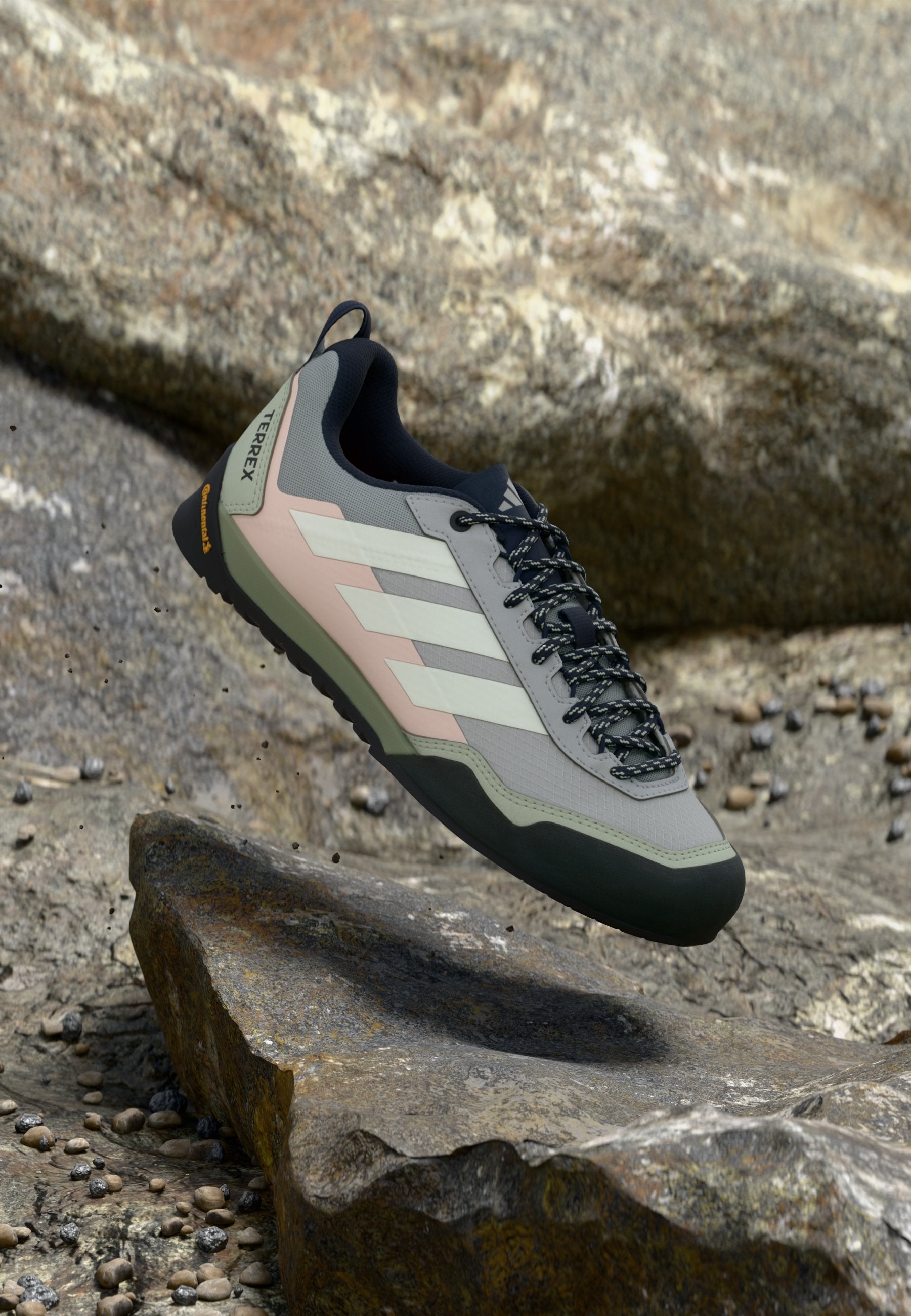 SKYCHASER SOLO 3 W - Chaussures de randonnée - blanc cassé/encre de légende/vert halo