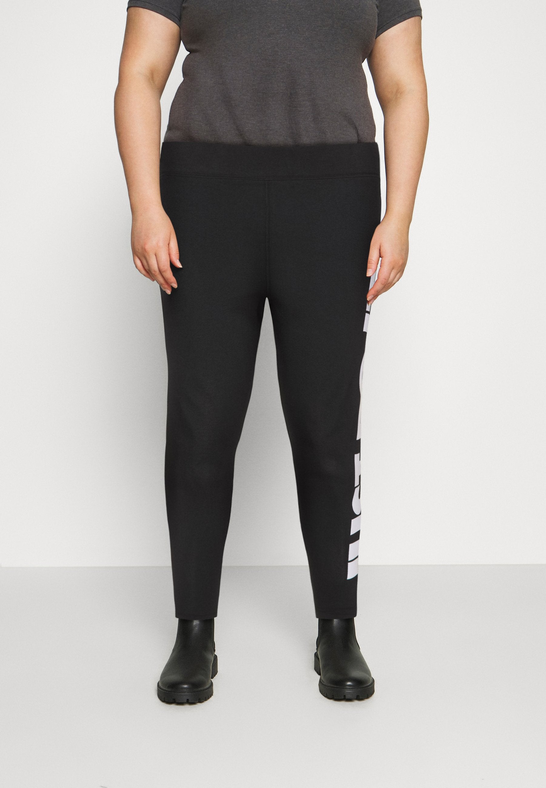 PLUS - Leggings - Trousers - black
