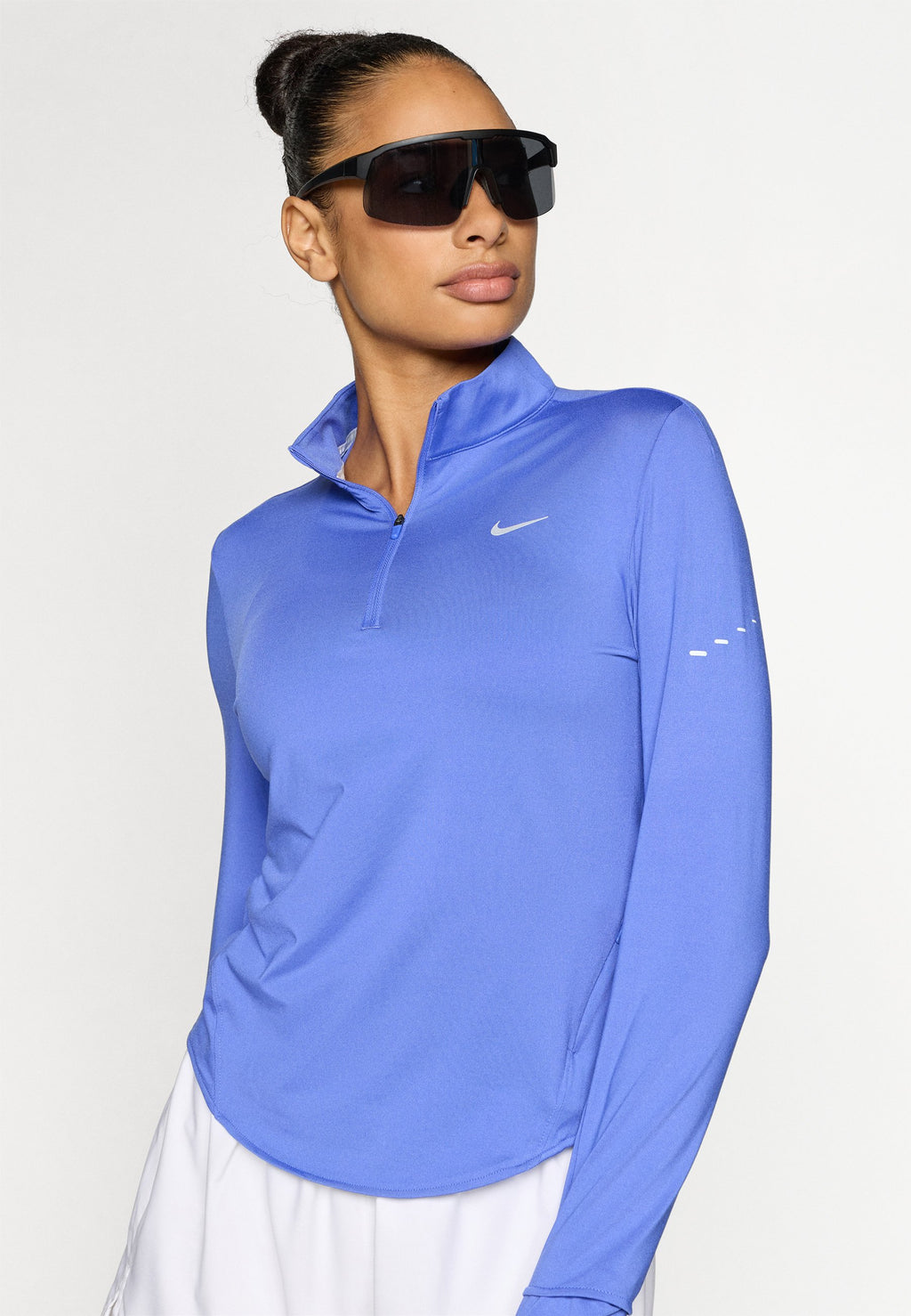 SWIFT - Long sleeved top - sapphire/reflective silver-coloured