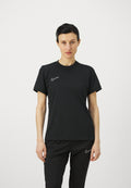 TOP - Sports T-shirt - black/white