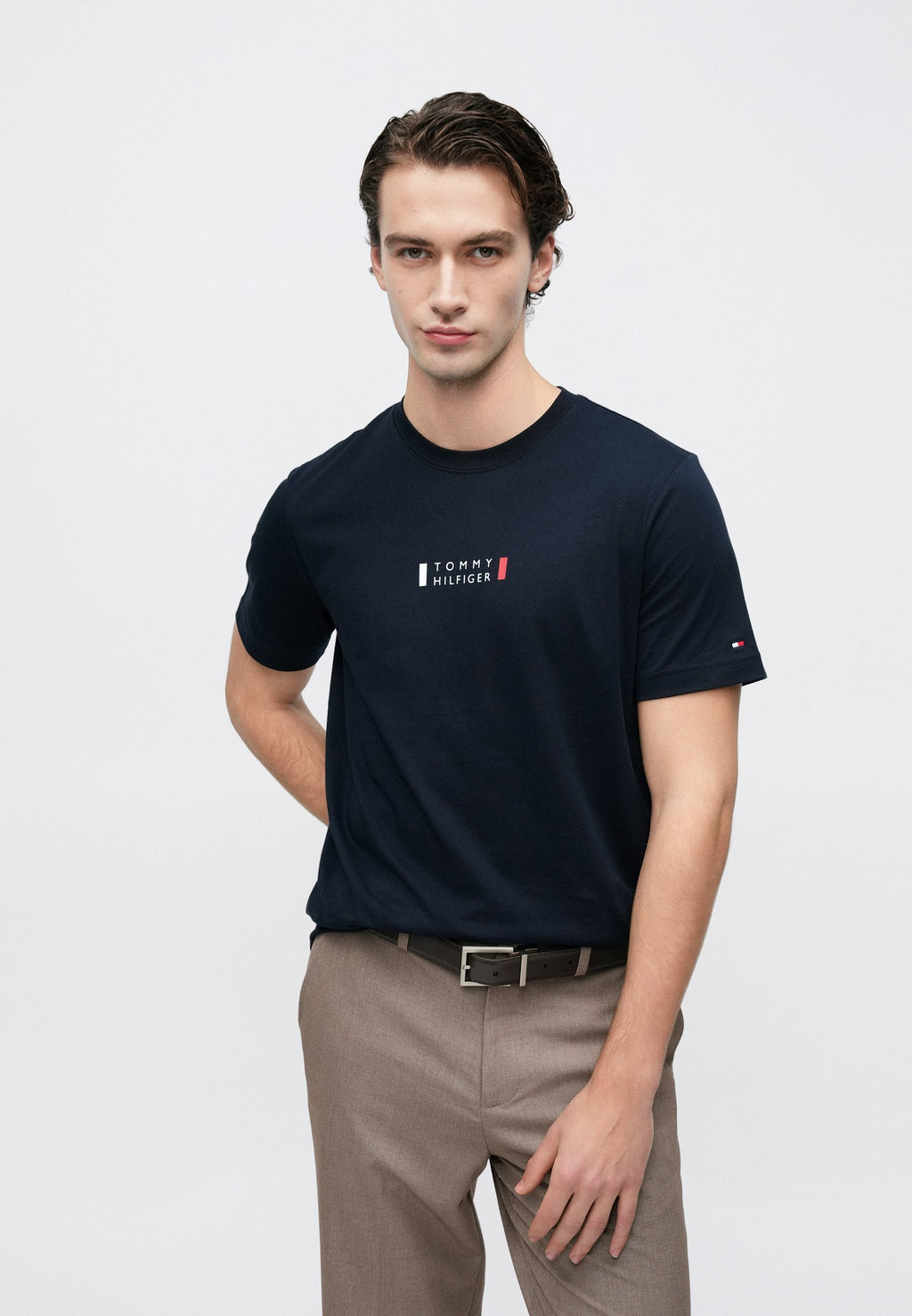 BRAND LOVE SMALL CENTER TEE - Basic T-shirt - desert sky