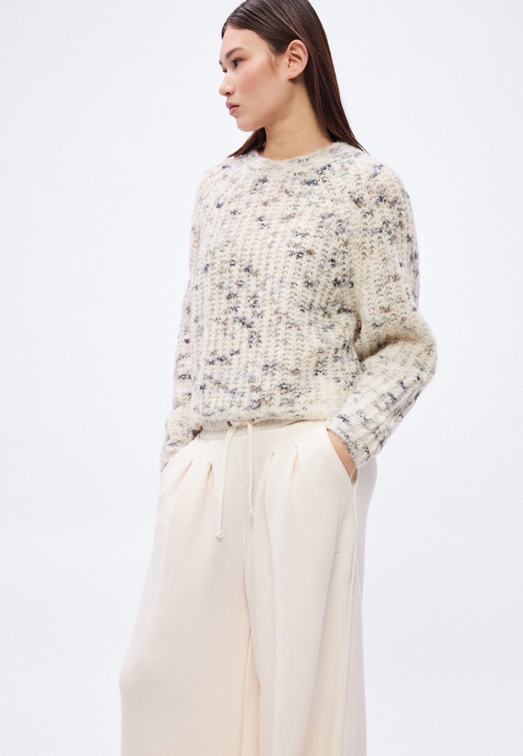 ELENYX - Tracksuit bottoms - open white