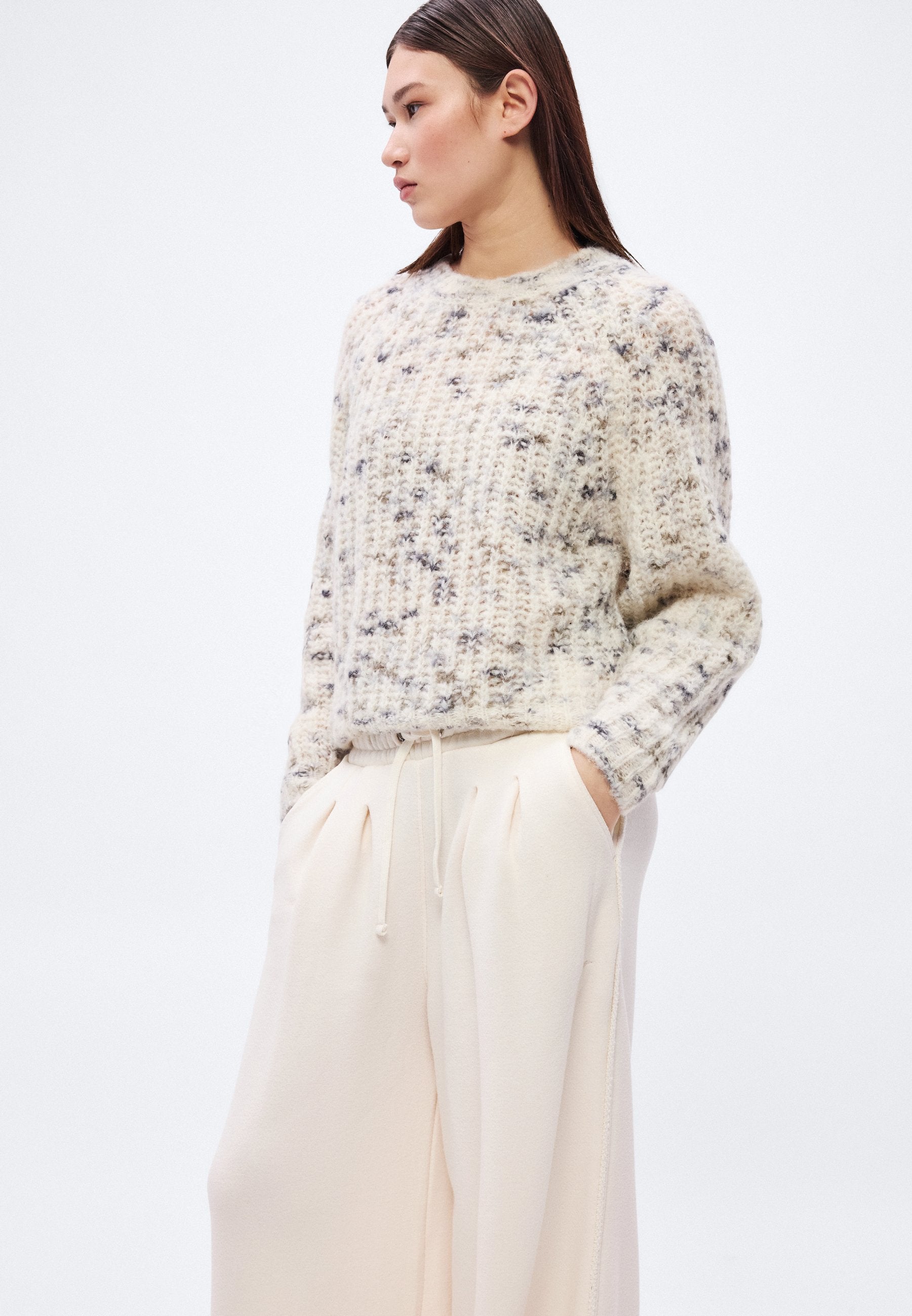 ELENYX - Tracksuit bottoms - open white