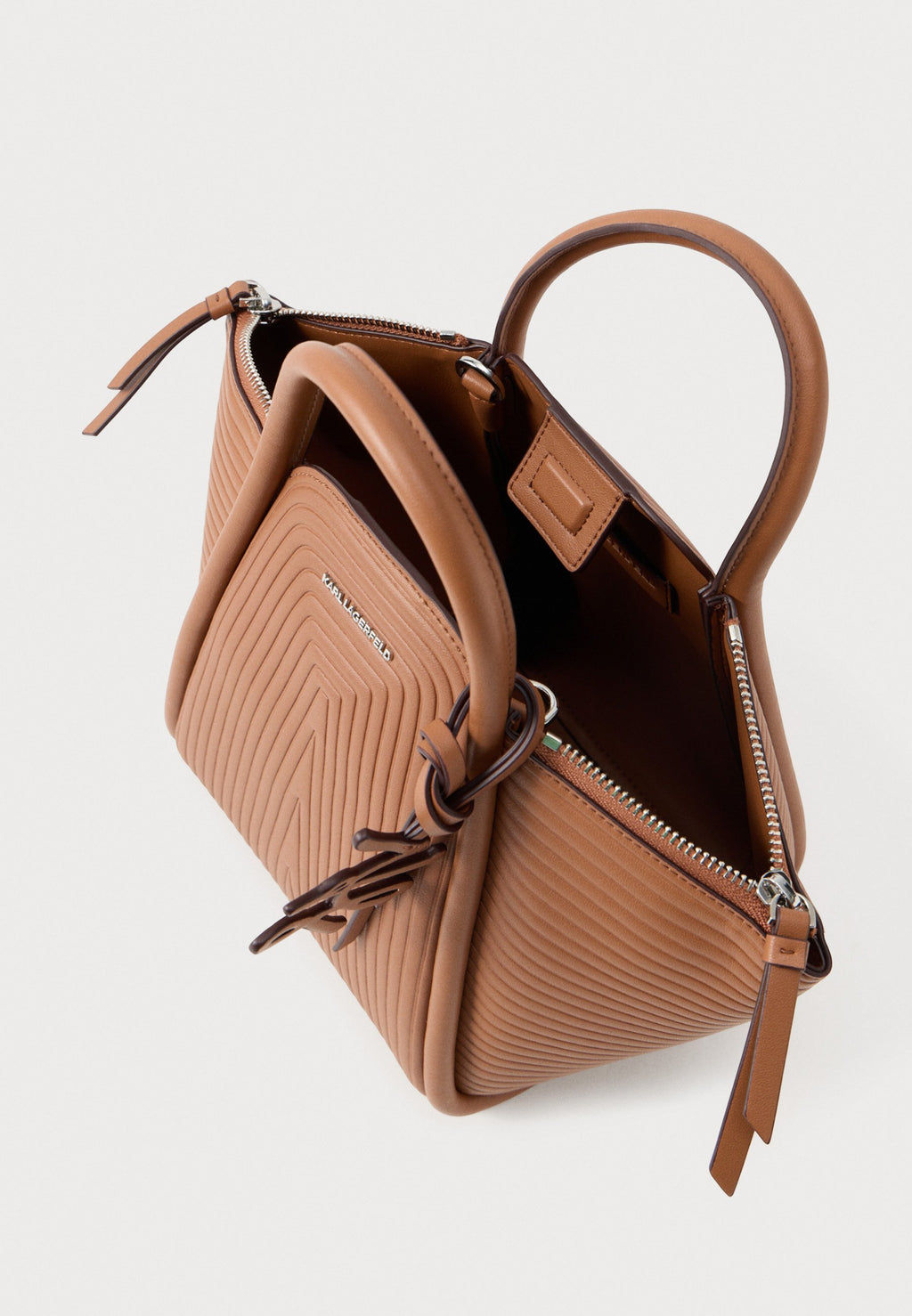 WELLEN TOTE - Cross body bag - dark tan