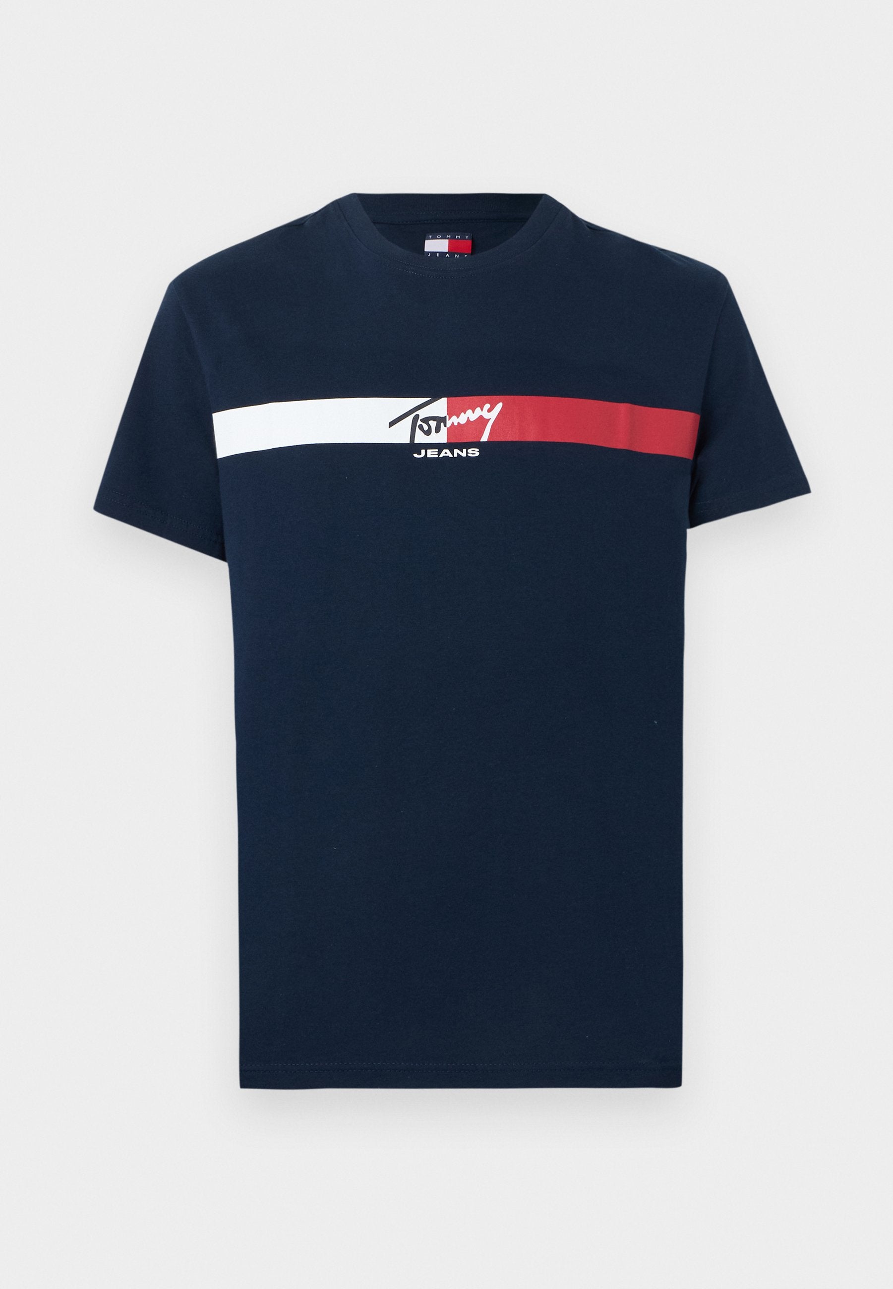 SIGNATURE LOGO JERSEY T-SHIRT - Print T-shirt - dark night navy