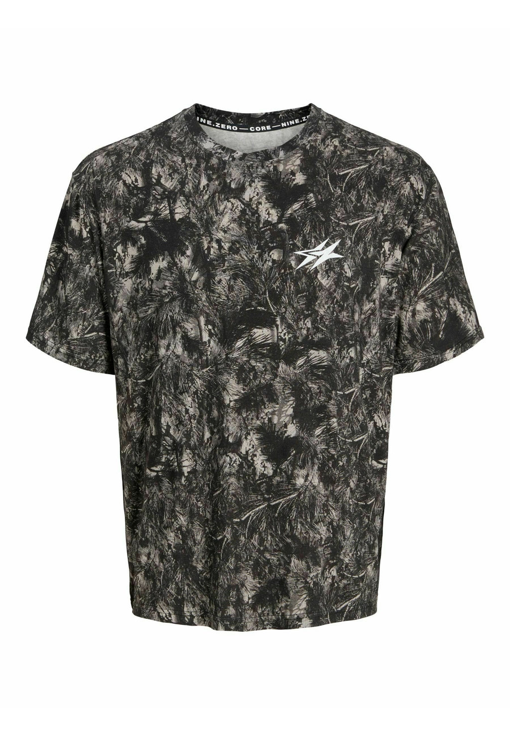 Backprintet - Print T-shirt - black