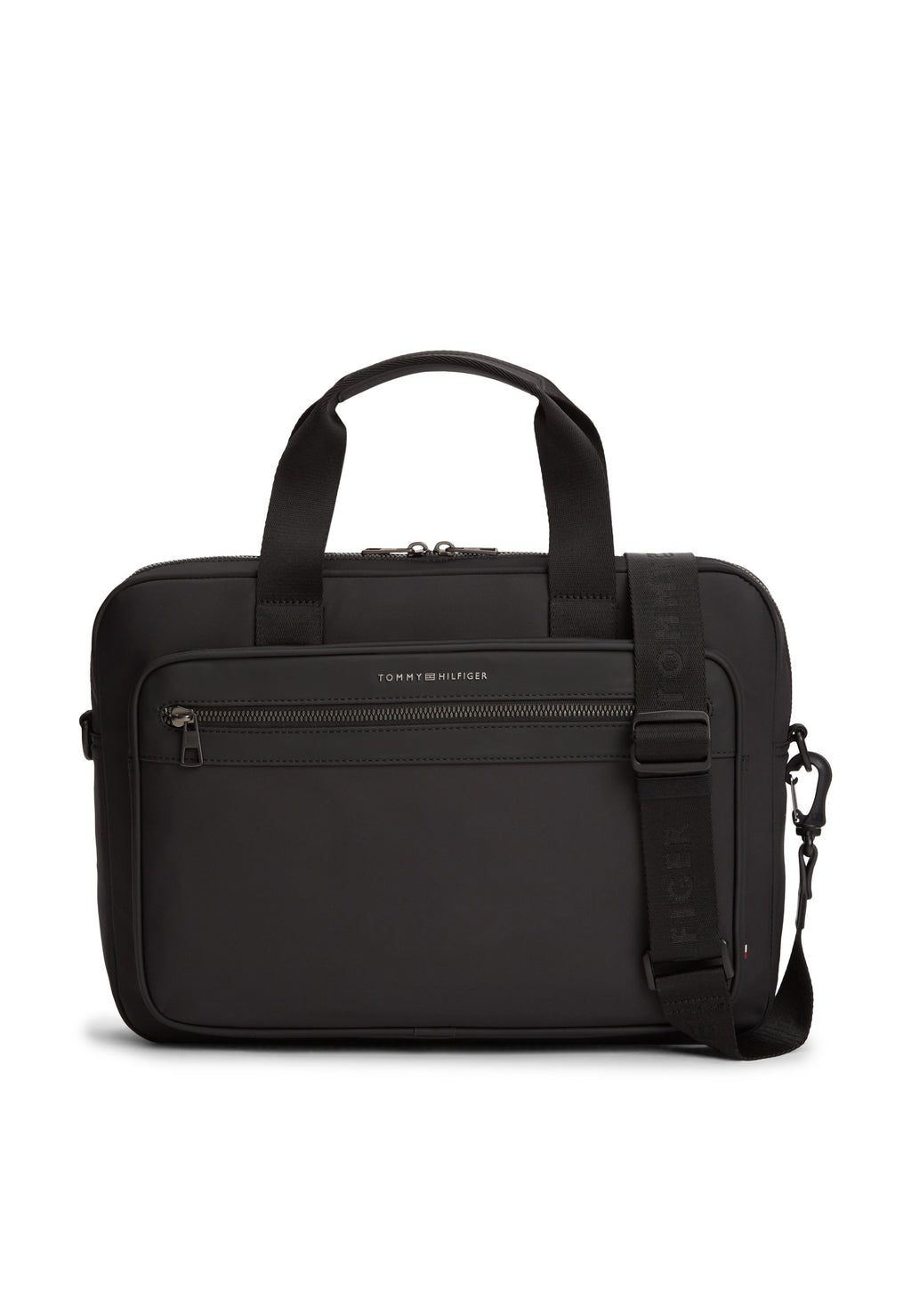 METAL LOGO LAPTOP BAG - Laptop bag - black