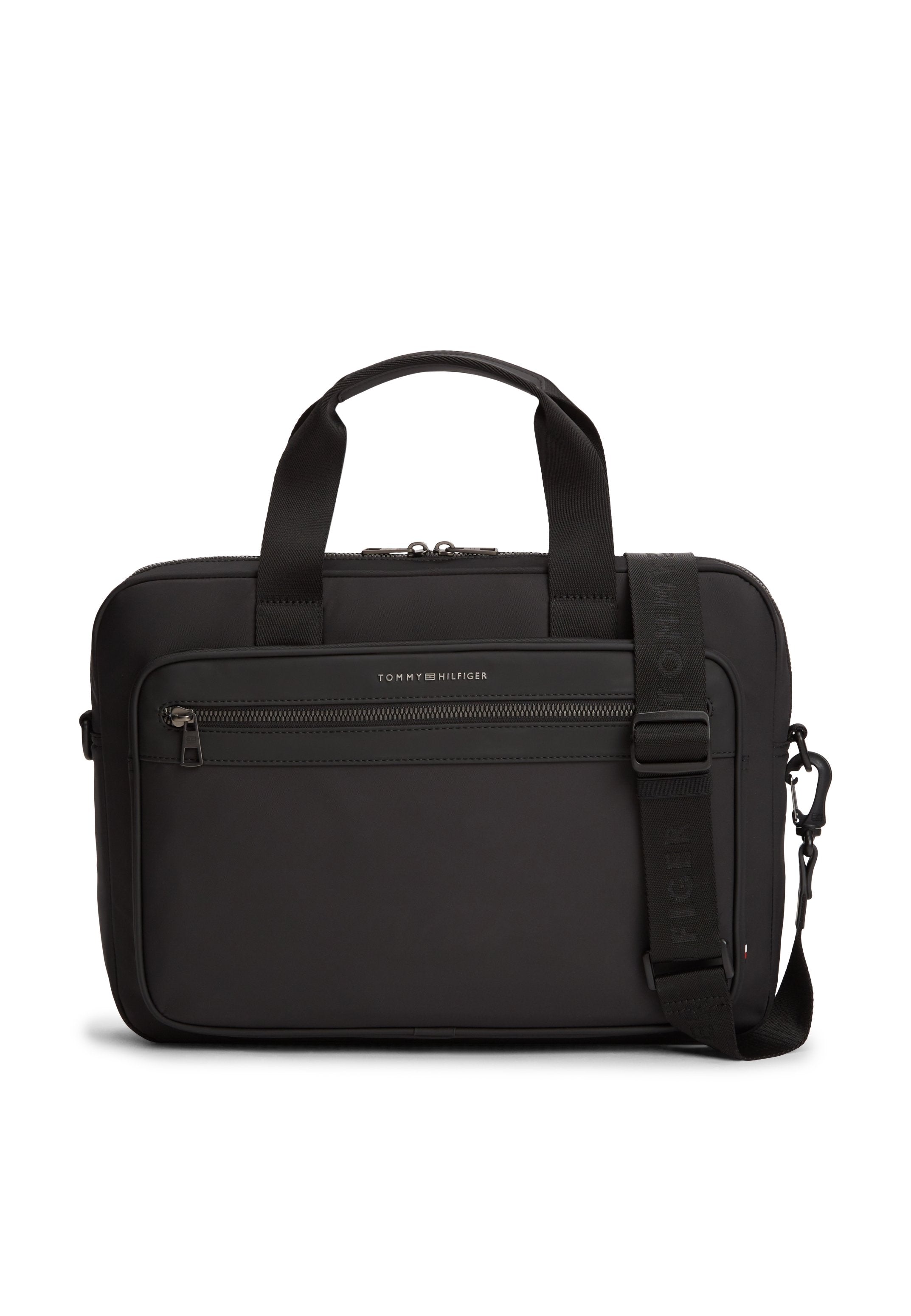 METAL LOGO LAPTOP BAG - Laptop bag - black