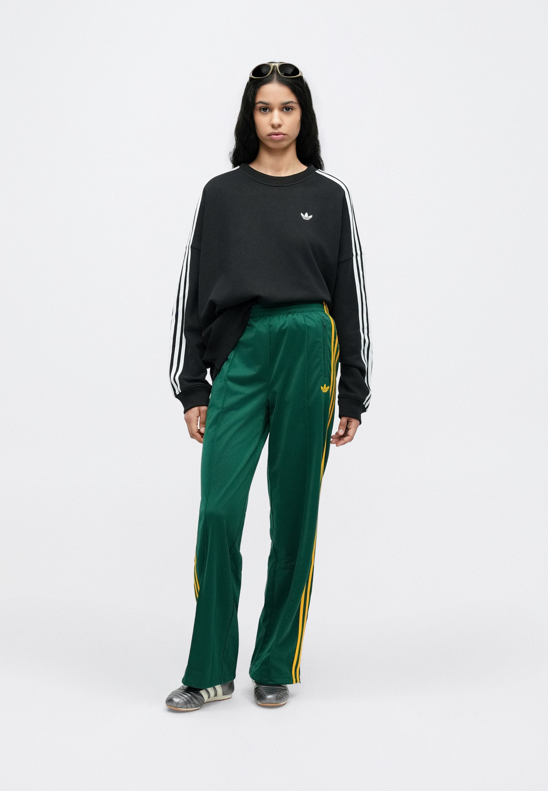 Sweatshirt - black/white