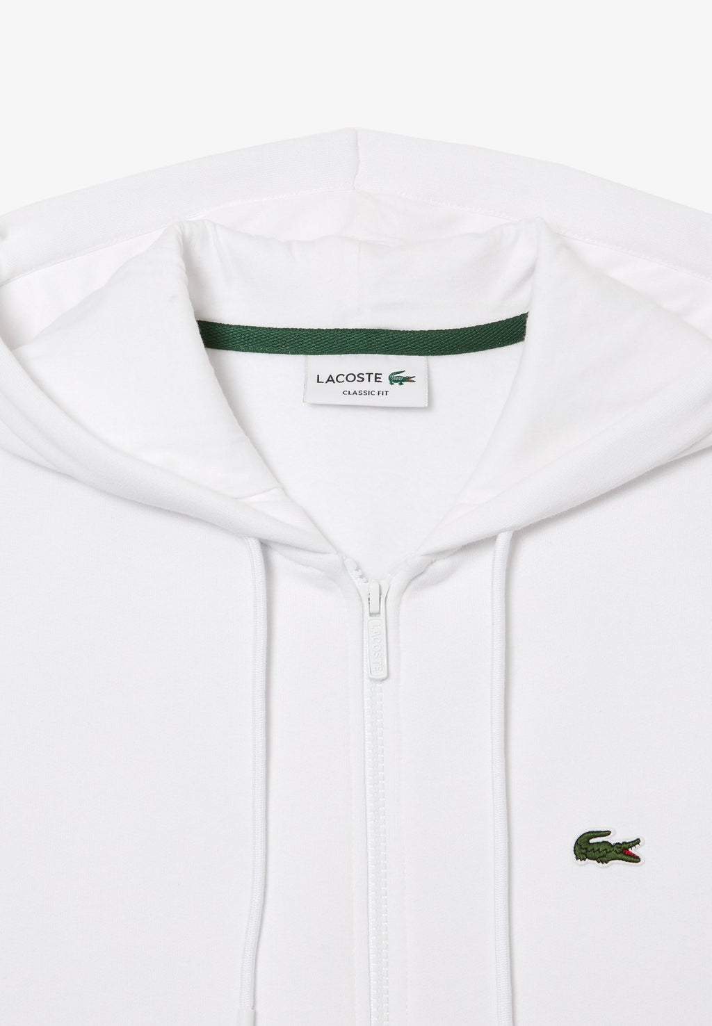 Zip-up sweatshirt - blanc