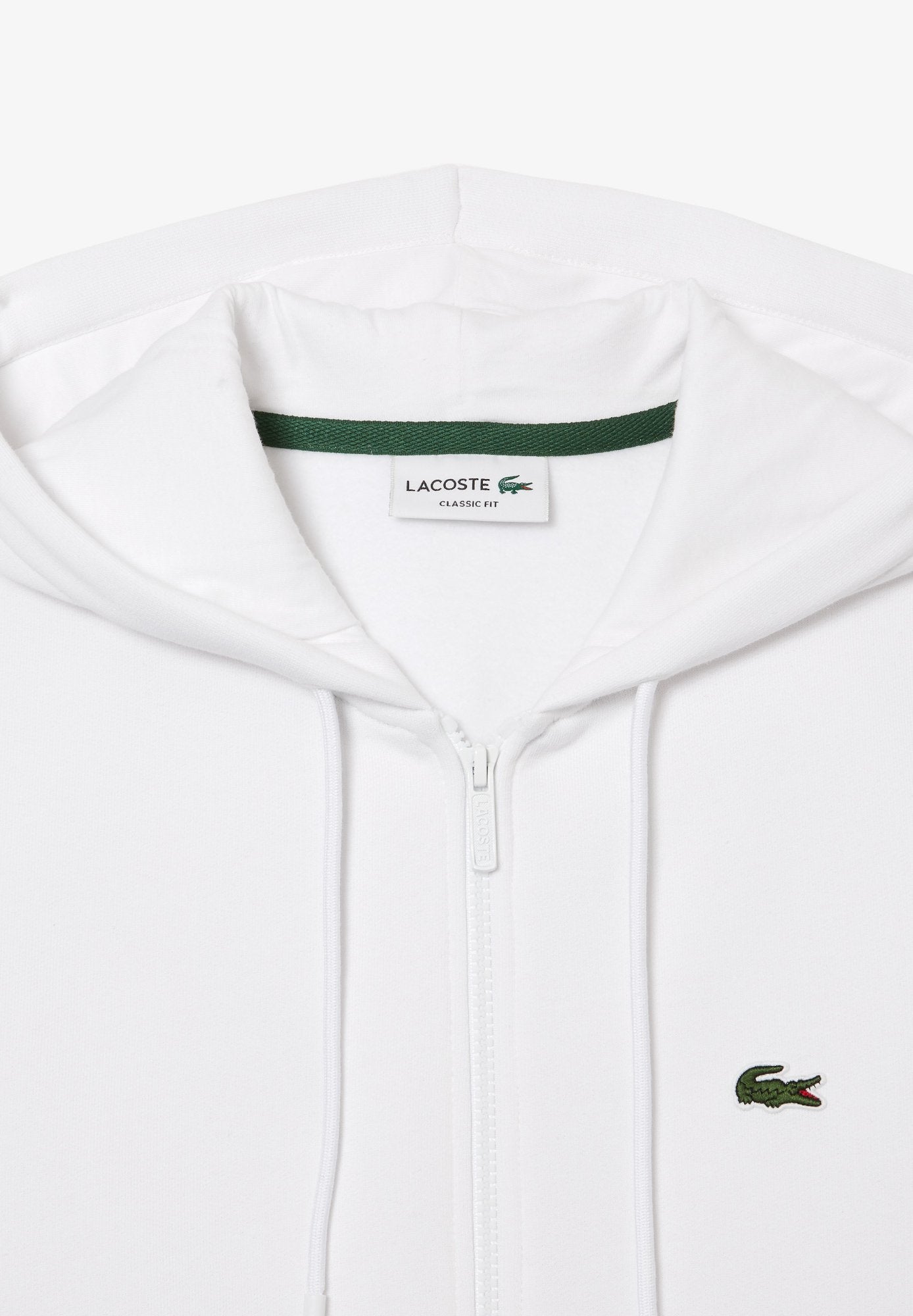 Zip-up sweatshirt - blanc