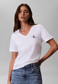 MONOLOGO TEE 2 PACK - Basic T-shirt - aged redwood/white