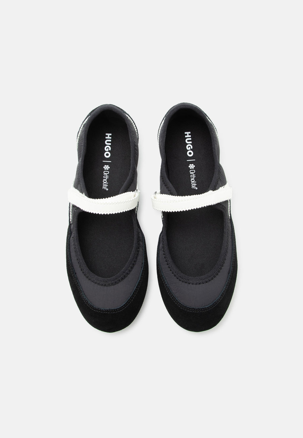 MYSTIE - Ankle strap ballet pumps - black
