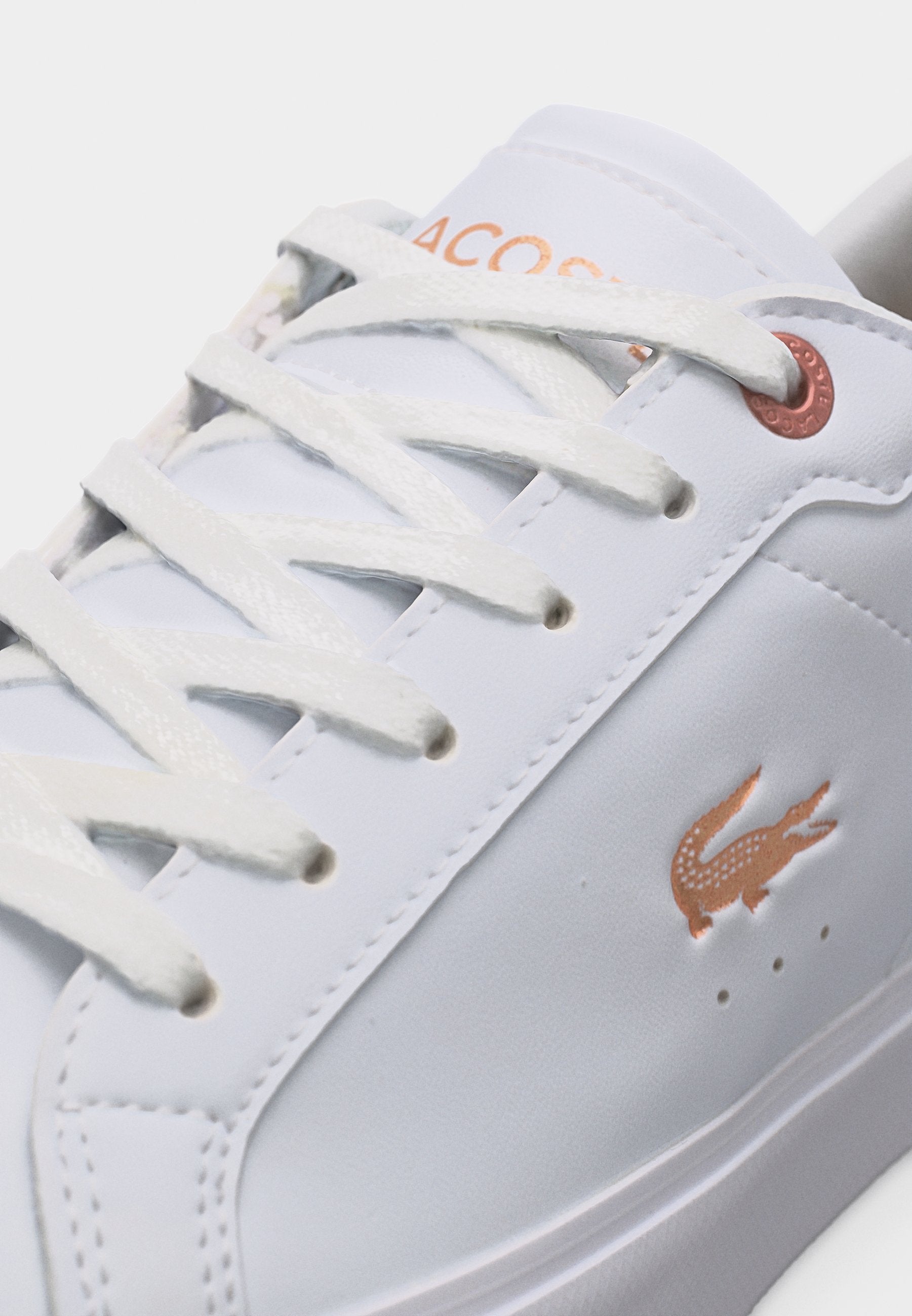 JUNIOR POWERCOURT BLUSH LACES - Trainers - white/light pink