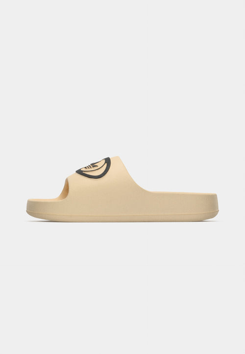 ADILETTE 00S UNISEX - Terlik - sand strata/core black