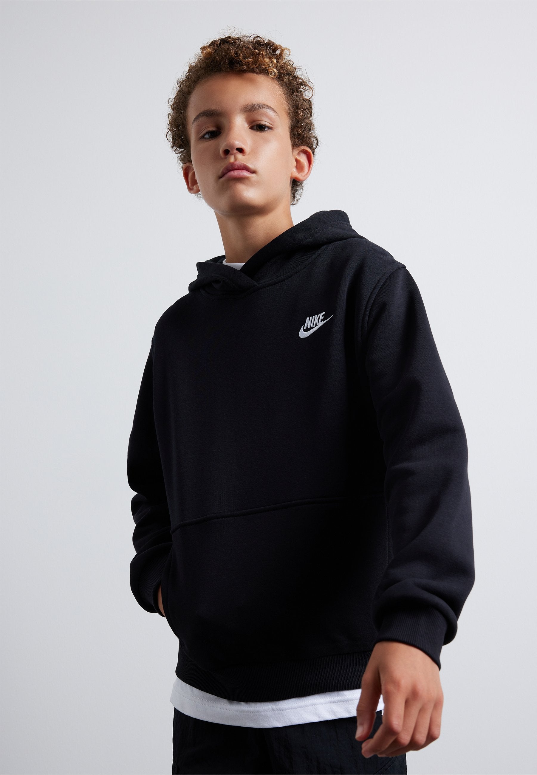 CLUB UNISEX - Hoodie - black/white
