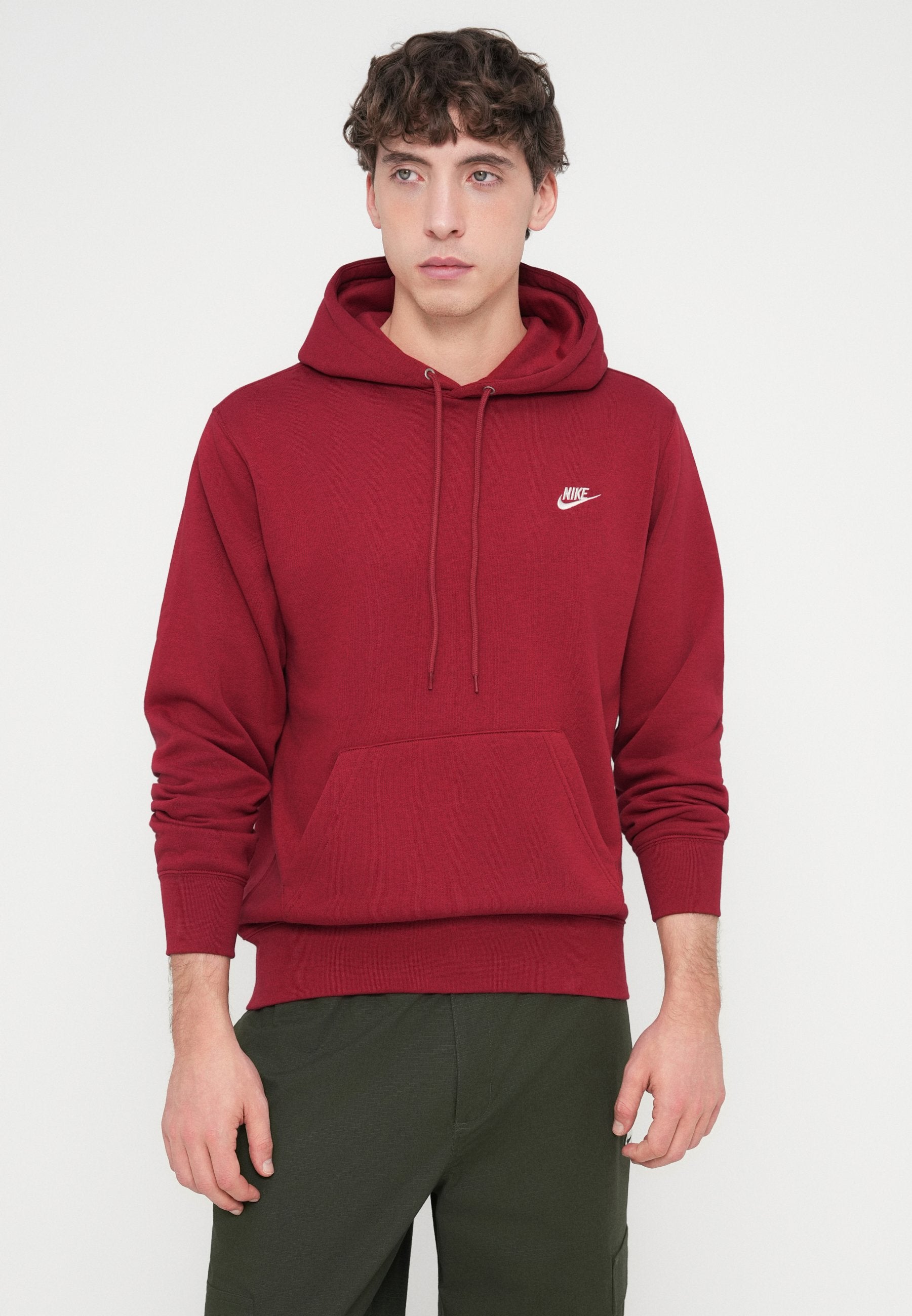 CLUB HOODIE - Hoodie - team crimson/white