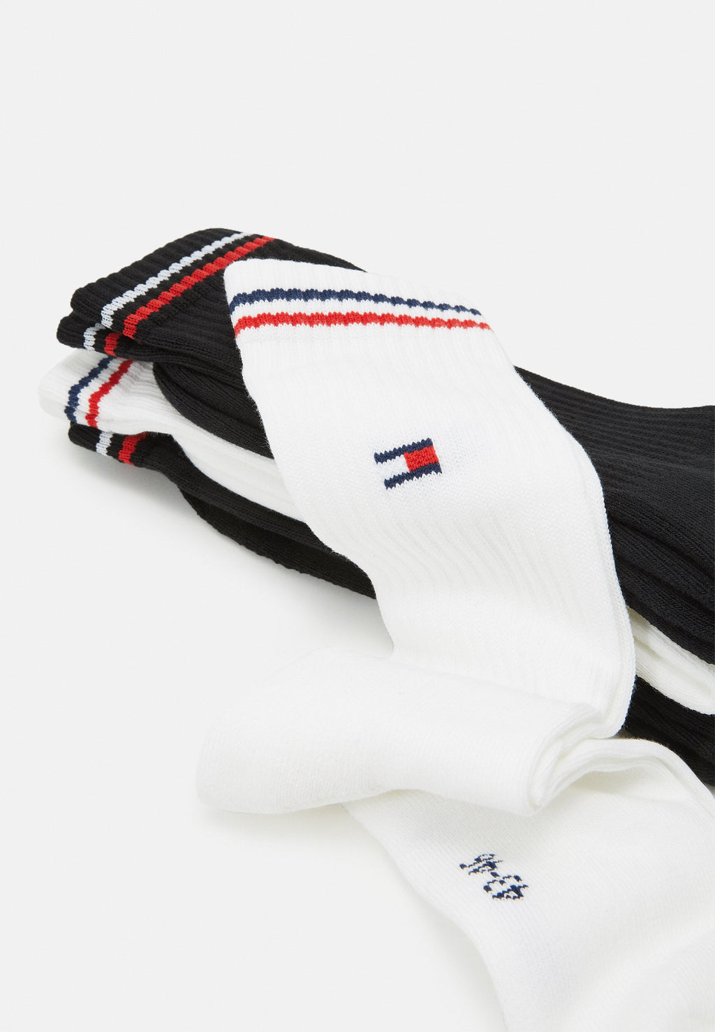 ICONIC UNISEX 4 PACK - Socks - white/black