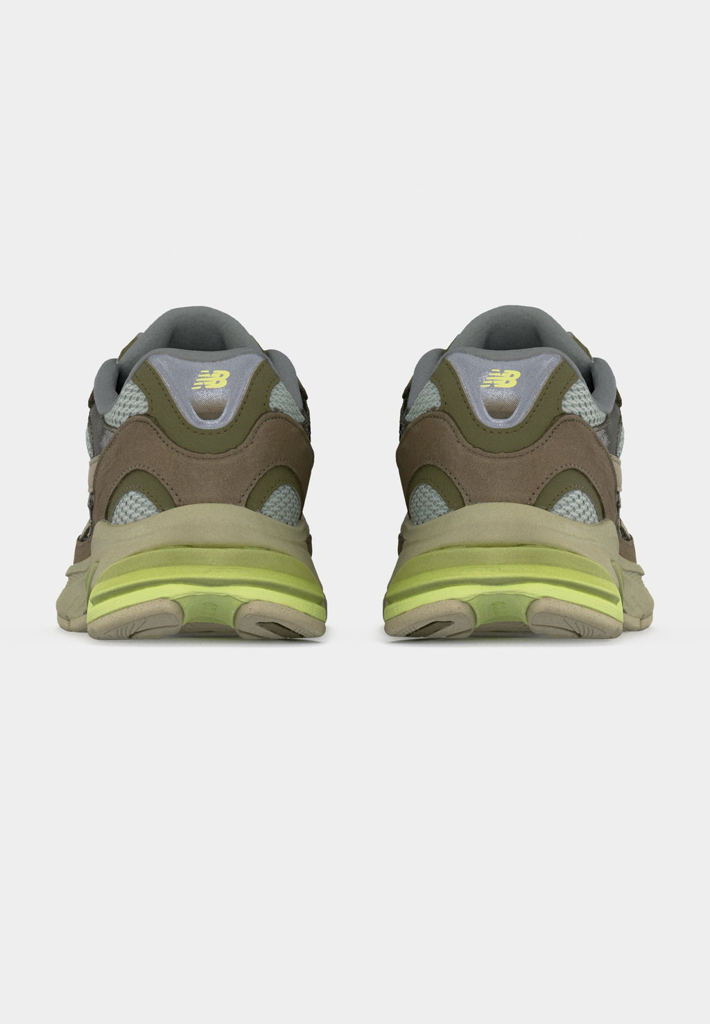 U2010 UNISEX - Baskets - vert discret/citron sec/gris étoile solitaire