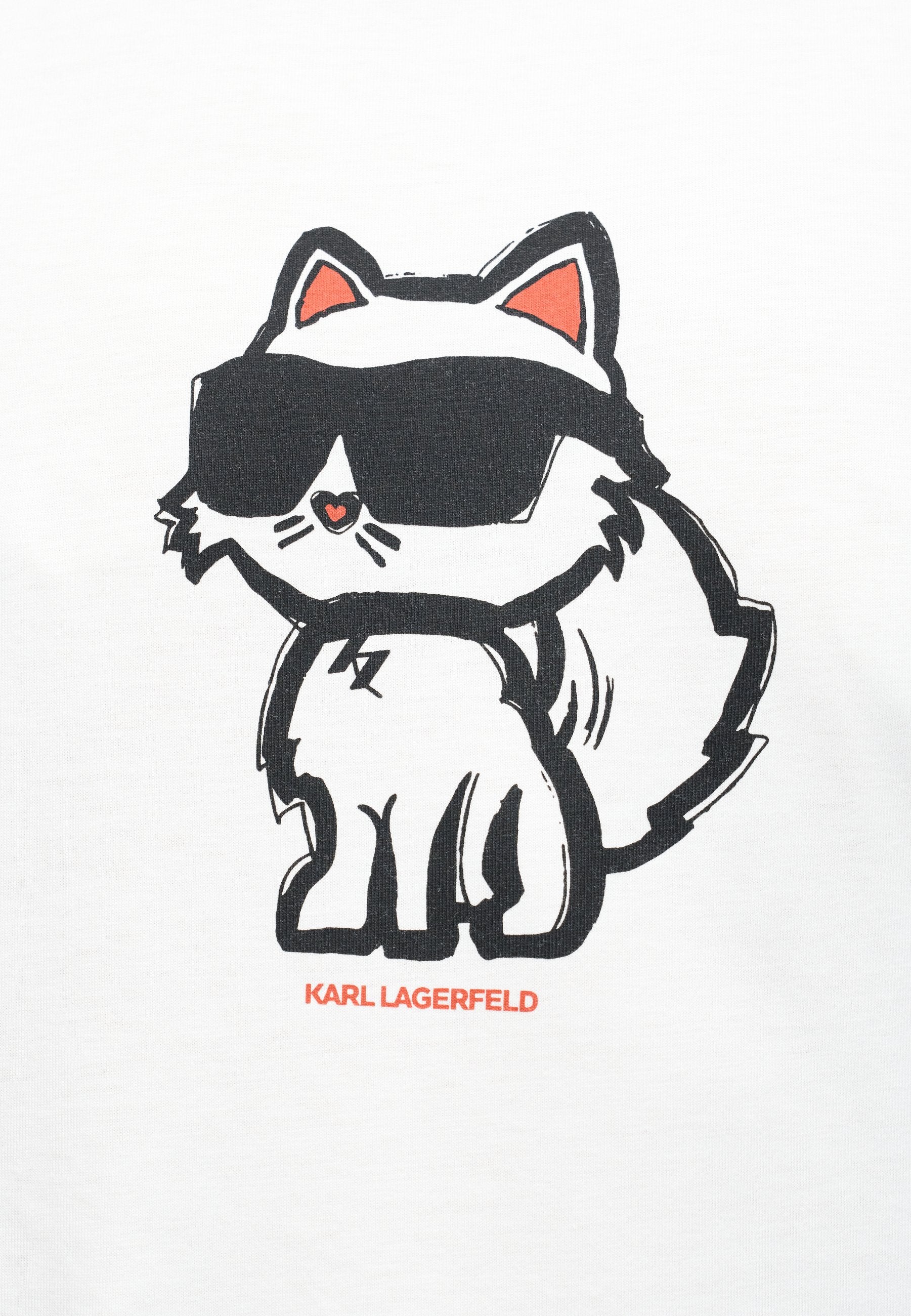 IKON CHOUPETTE - Print T-shirt - white